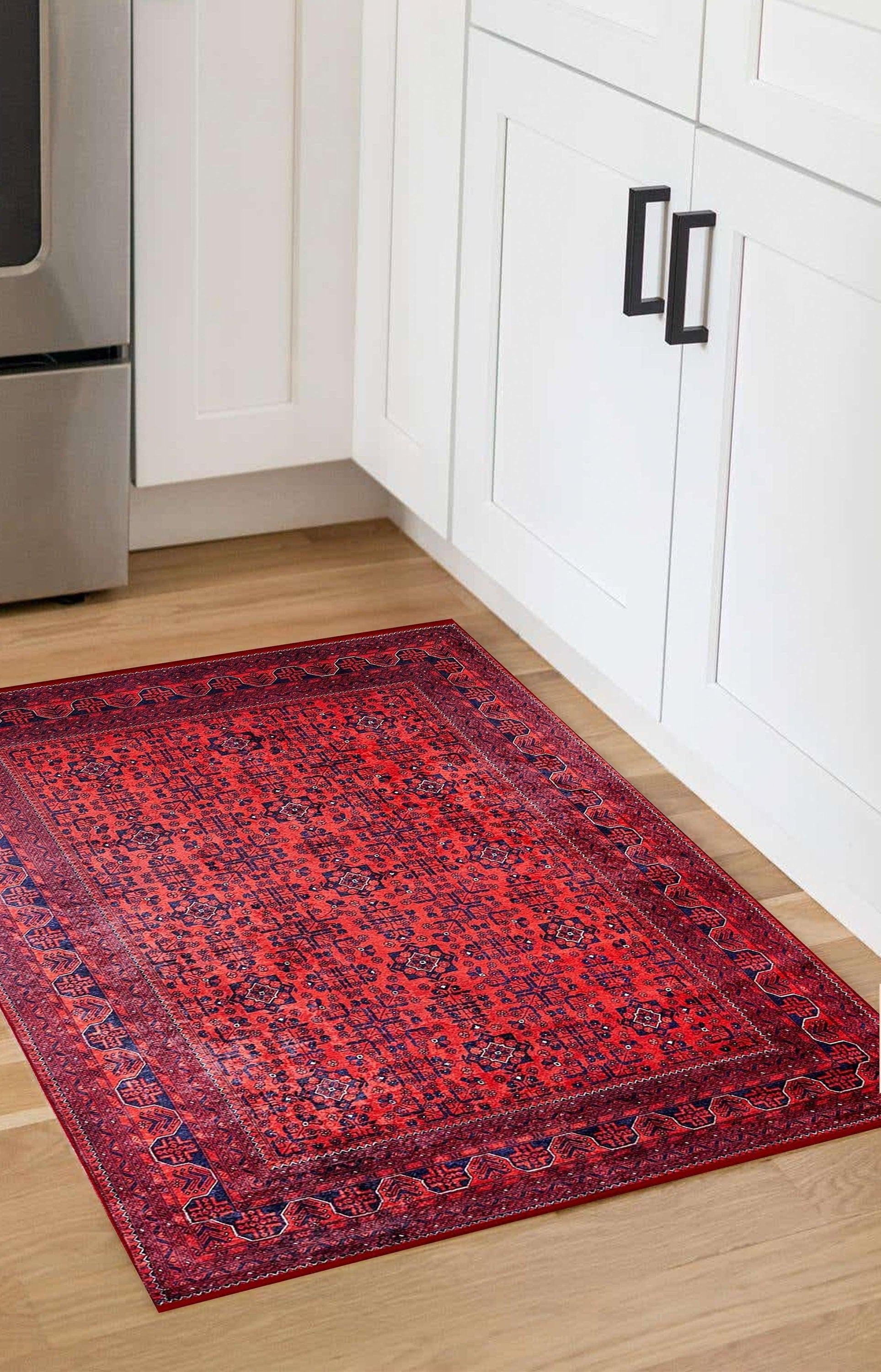 Rasha Rug Red Afghan Oriental Rug