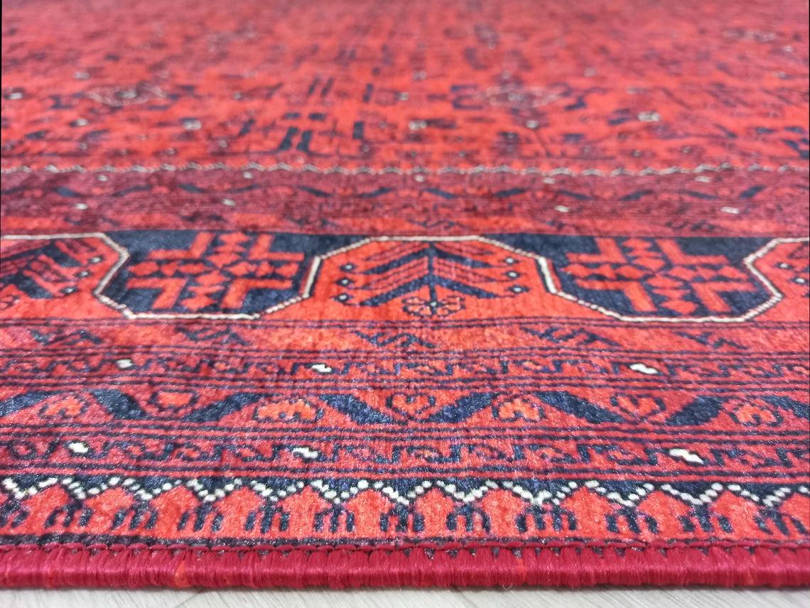 Rasha Rug Red Afghan Oriental Rug