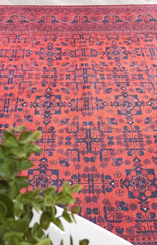 Rasha Rug Red Afghan Oriental Rug