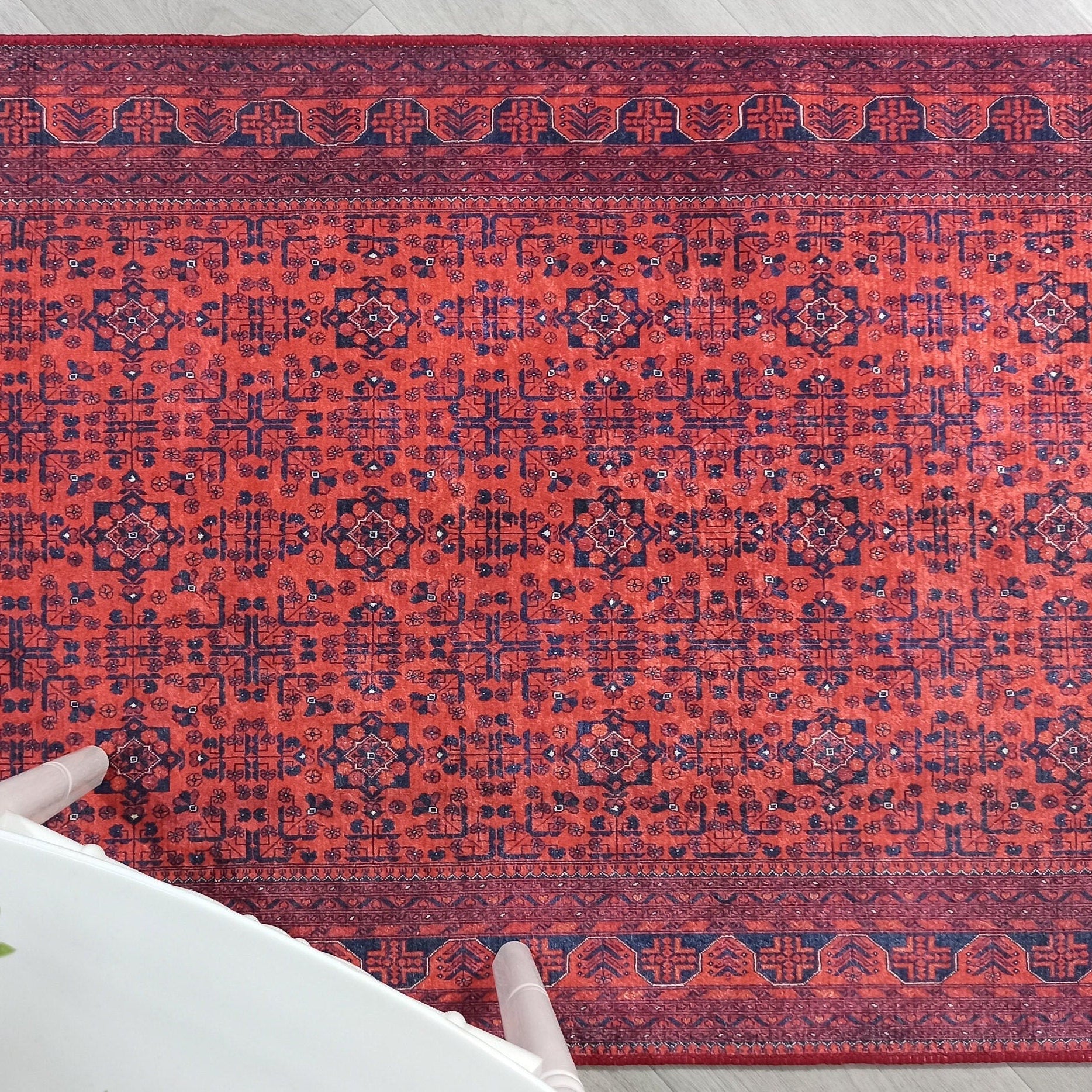 Rasha Rug Red Afghan Oriental Rug