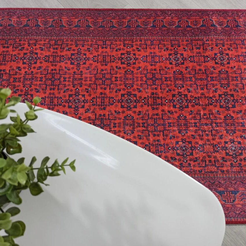 Rasha Rug Red Afghan Oriental Rug