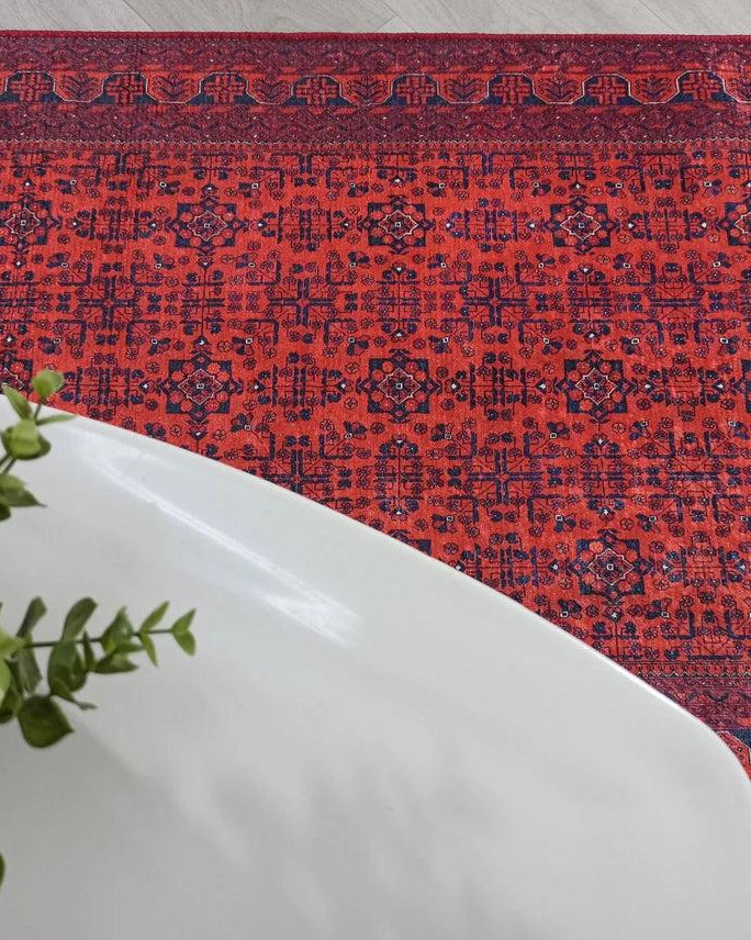 Rasha Rug Red Afghan Oriental Rug