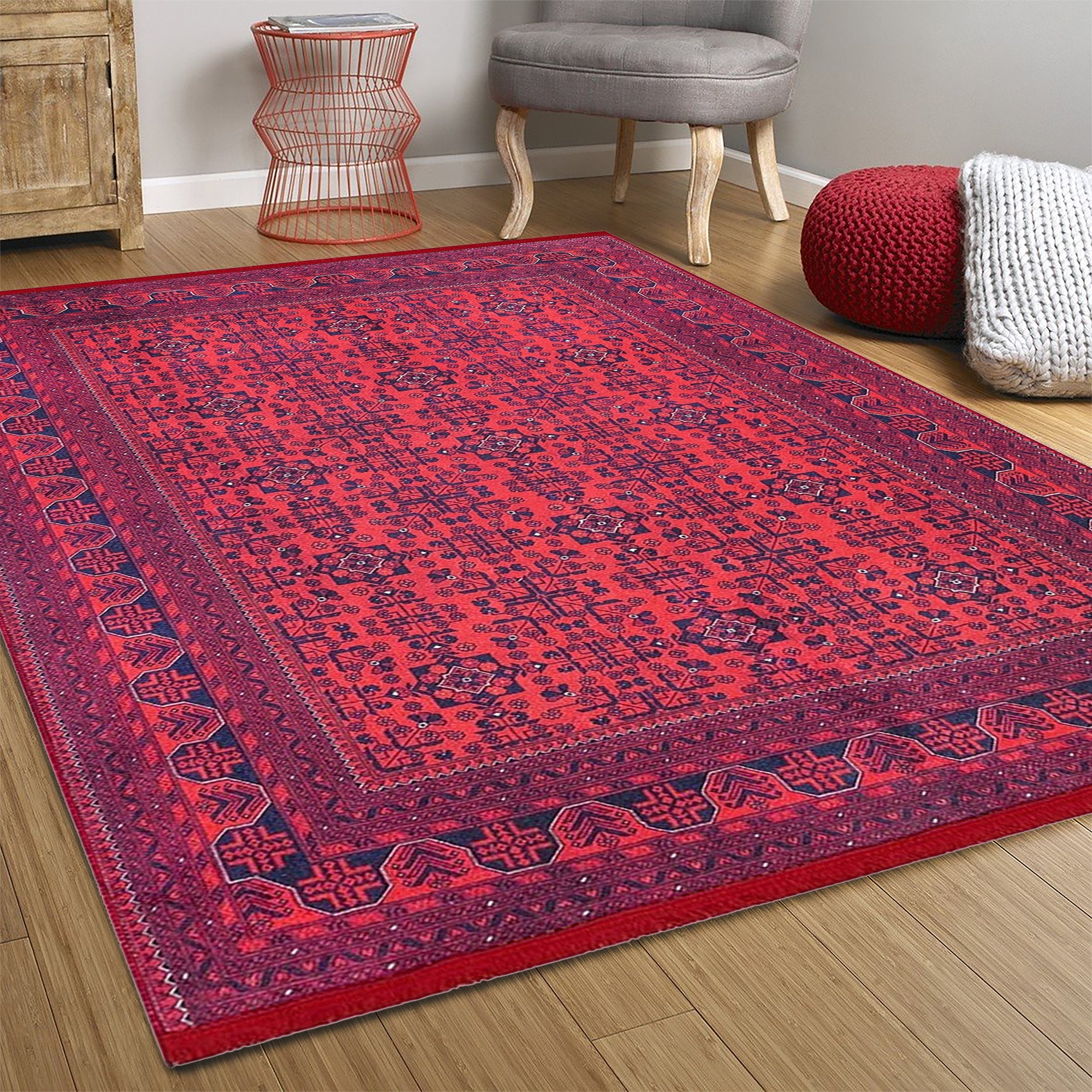 Rasha Rug Red Afghan Oriental Rug