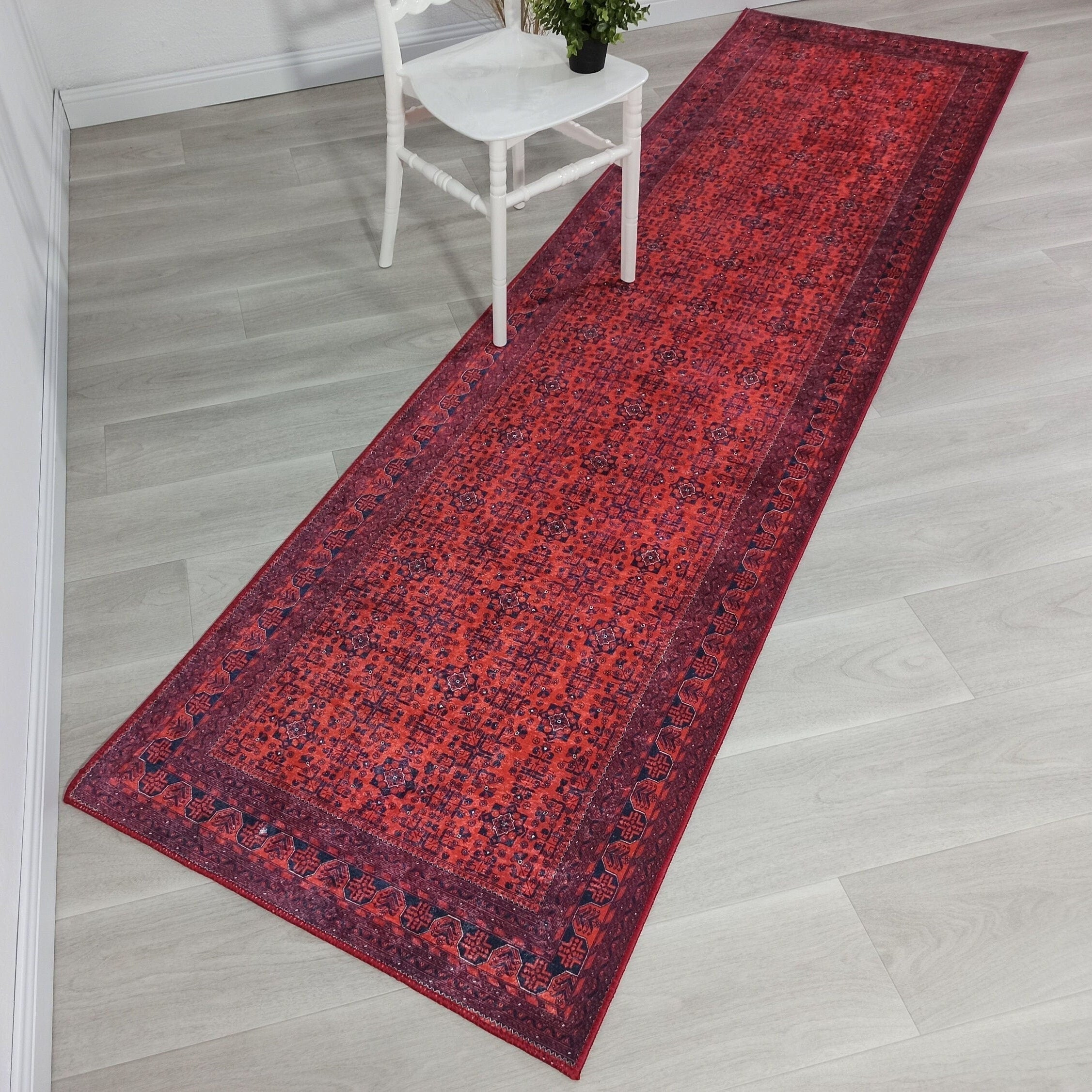 Rasha Rug Red Afghan Oriental Rug
