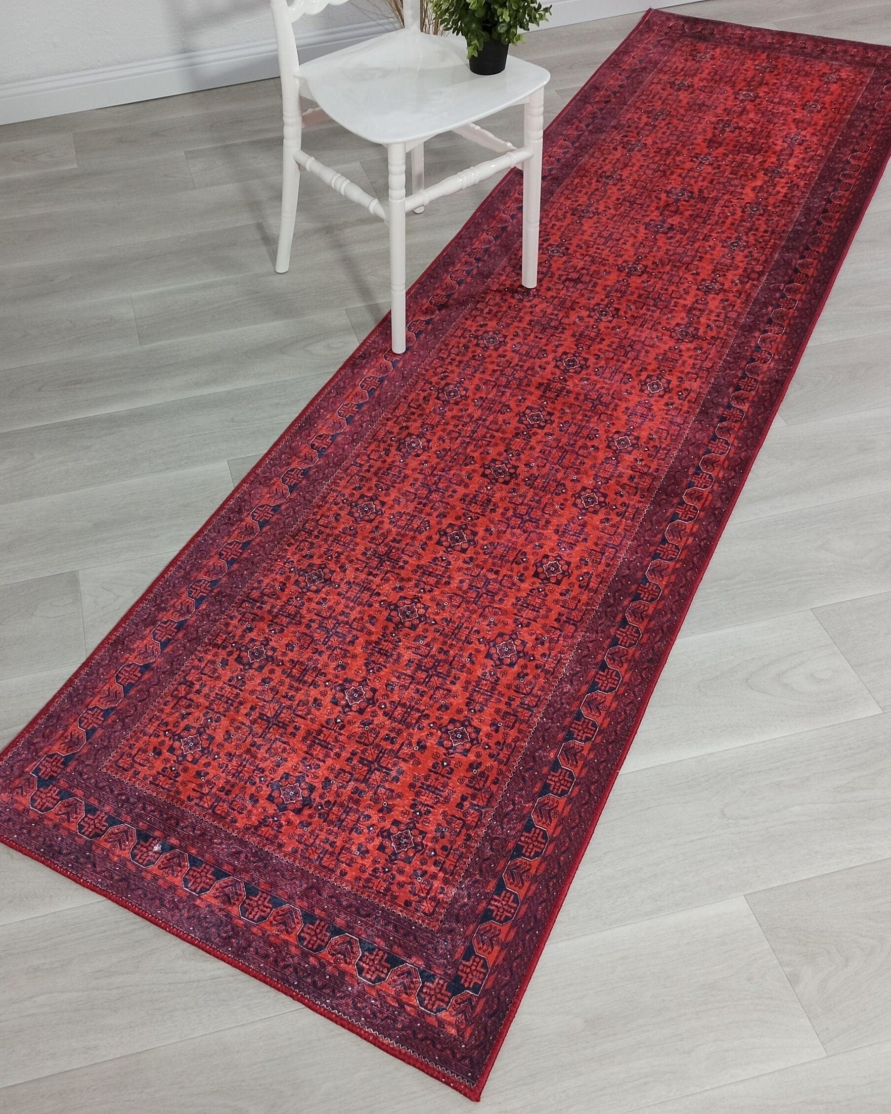 Rasha Rug Red Afghan Oriental Rug