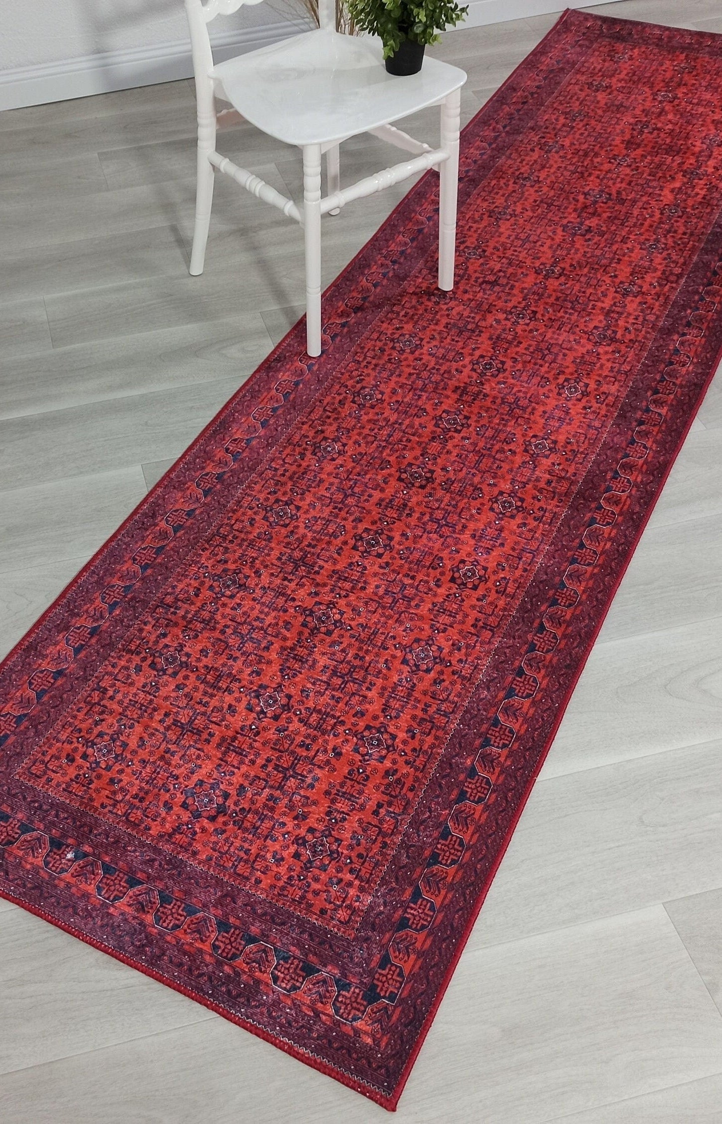 Rasha Rug Red Afghan Oriental Rug