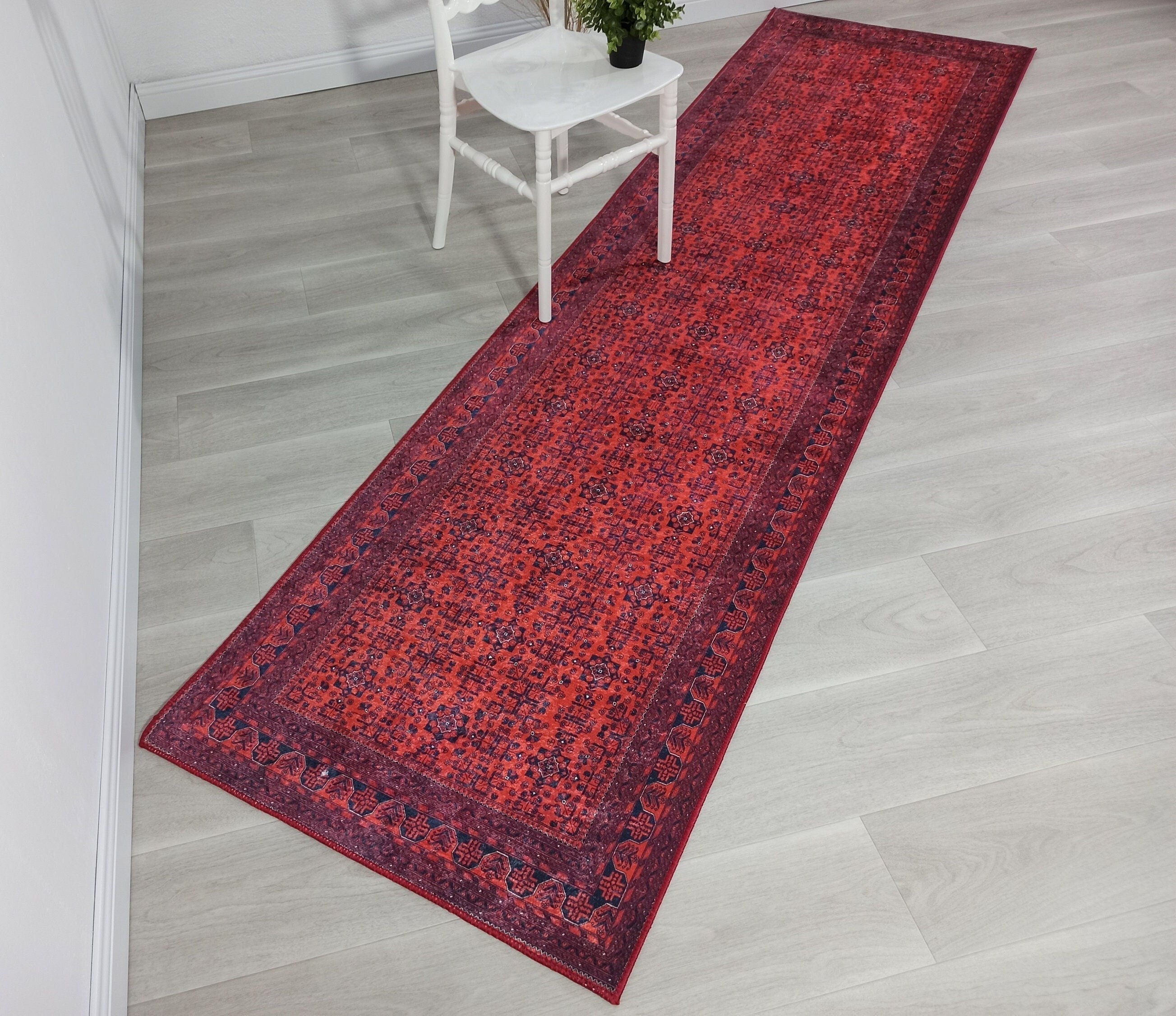 Rasha Rug Red Afghan Oriental Rug