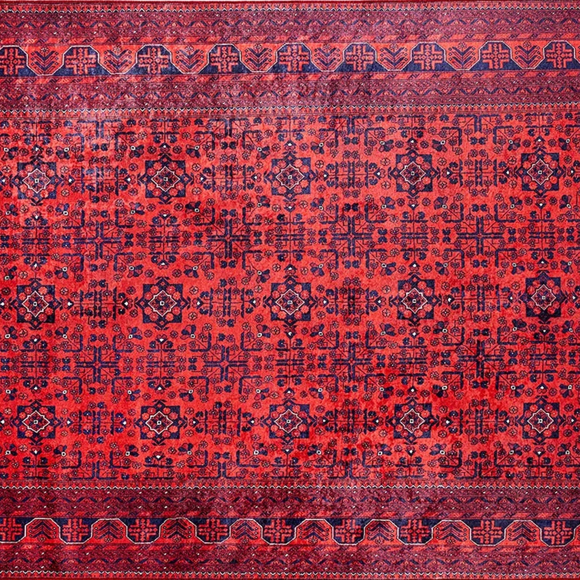 Rasha Rug Red Afghan Oriental Rug