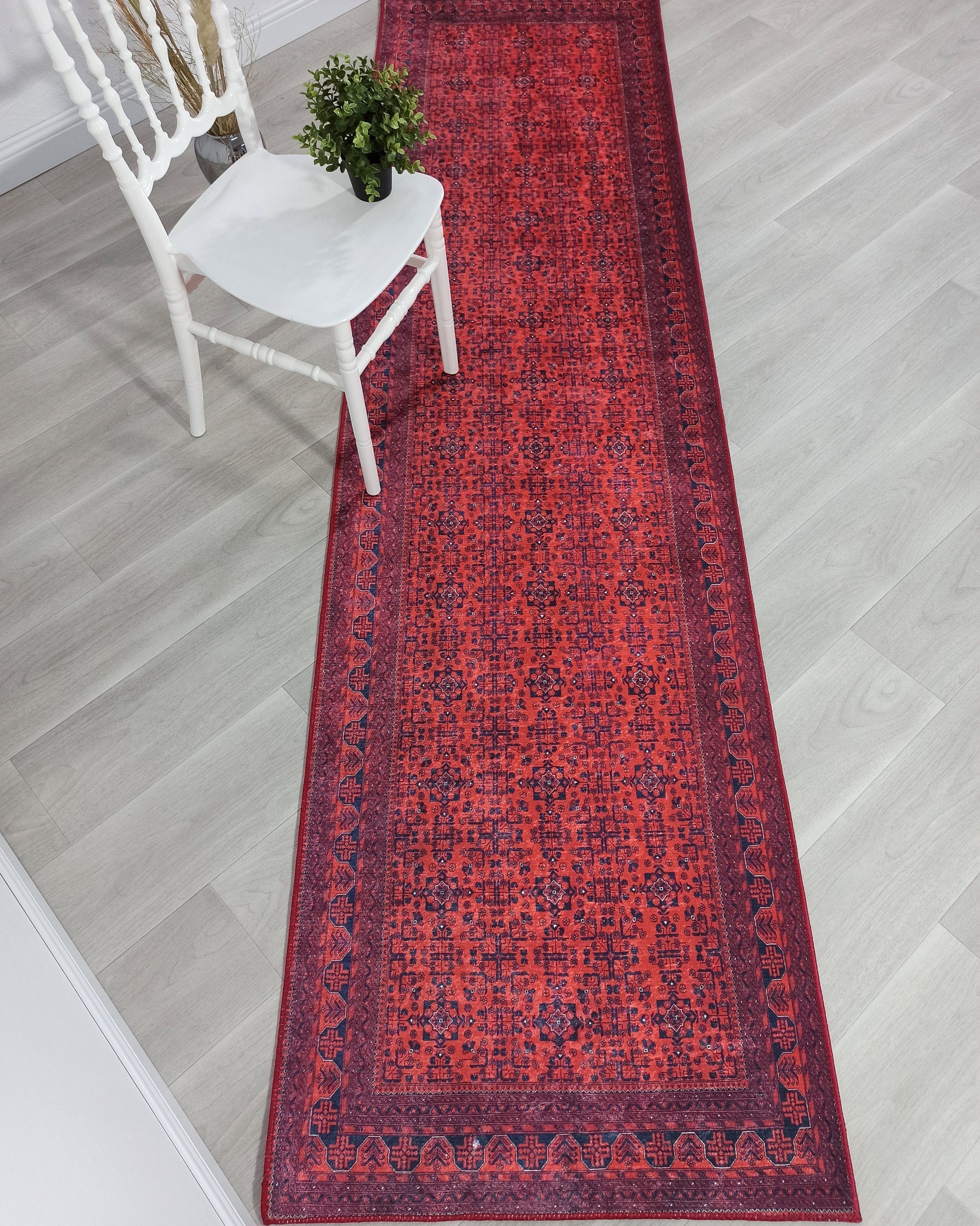 Rasha Rug Red Afghan Oriental Rug