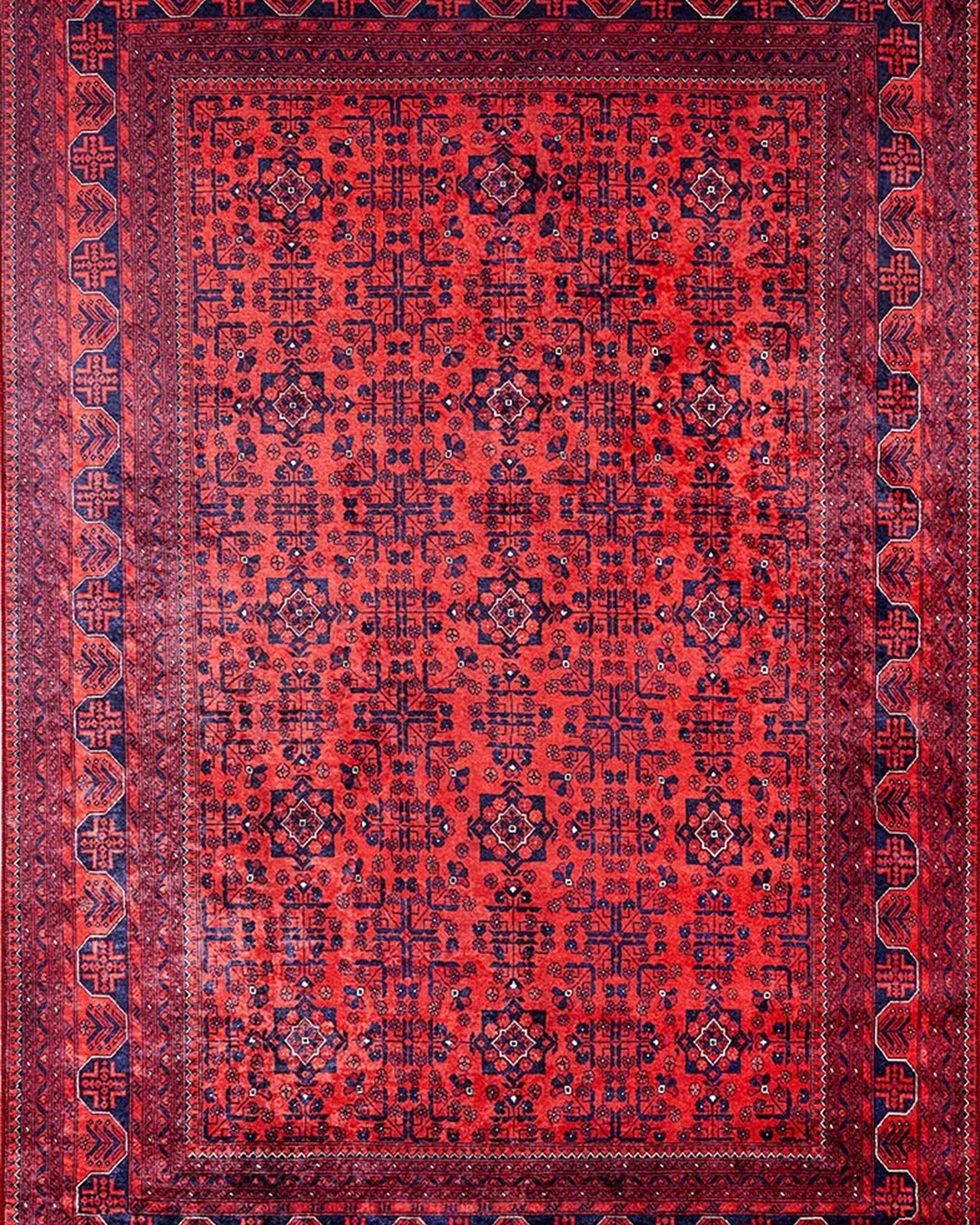 Rasha Rug Red Afghan Oriental Rug