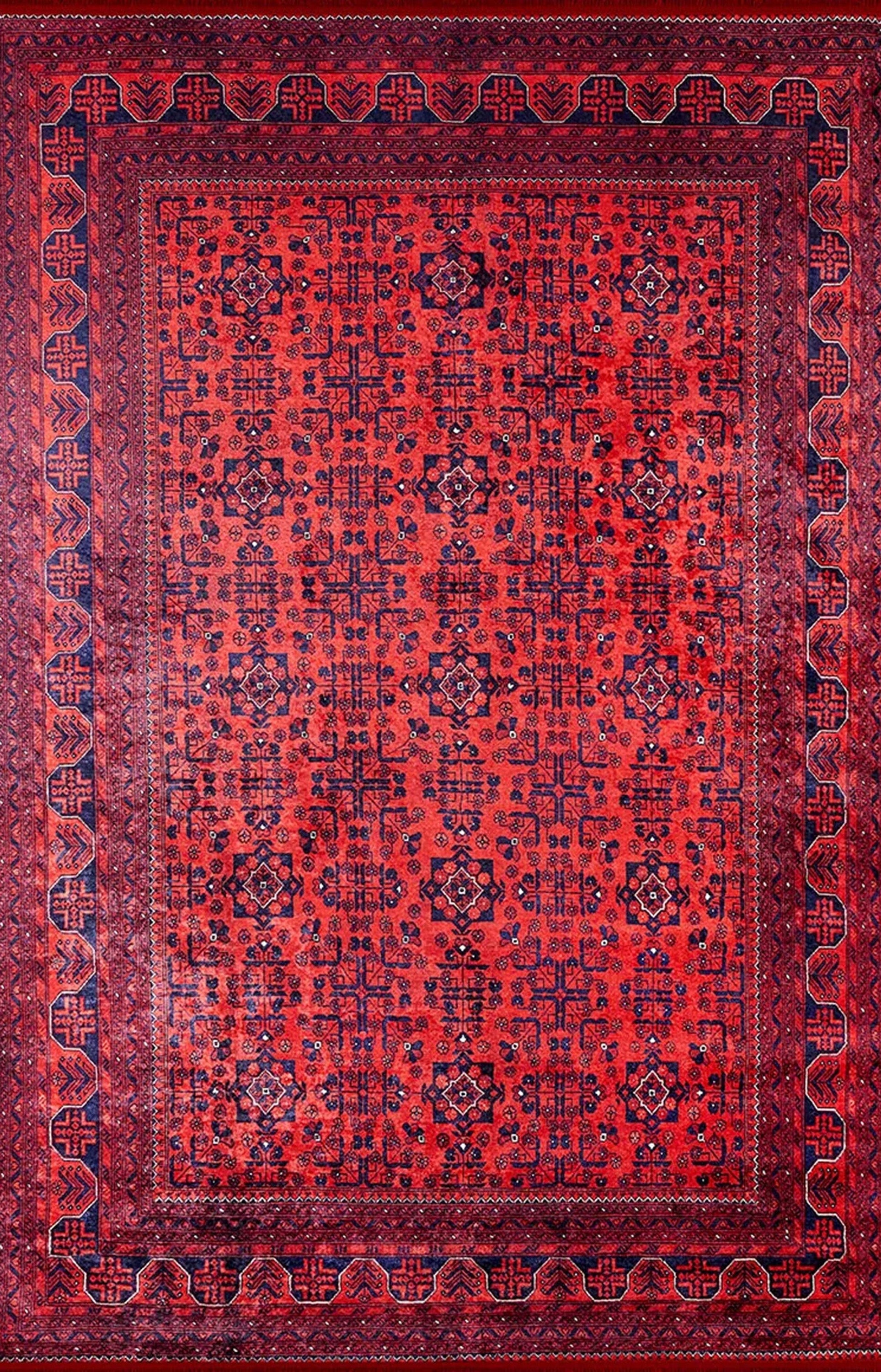 Rasha Rug Red Afghan Oriental Rug