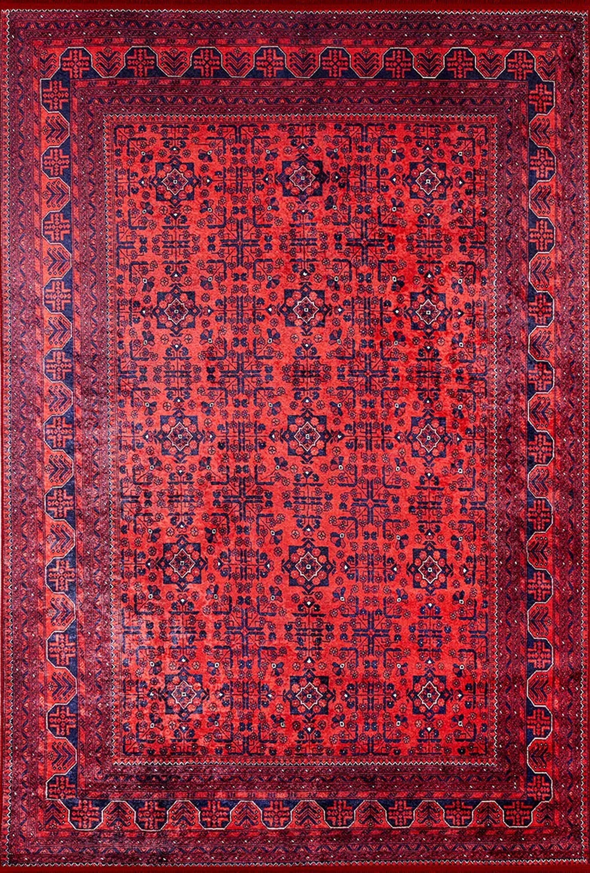Rasha Rug Red Afghan Oriental Rug
