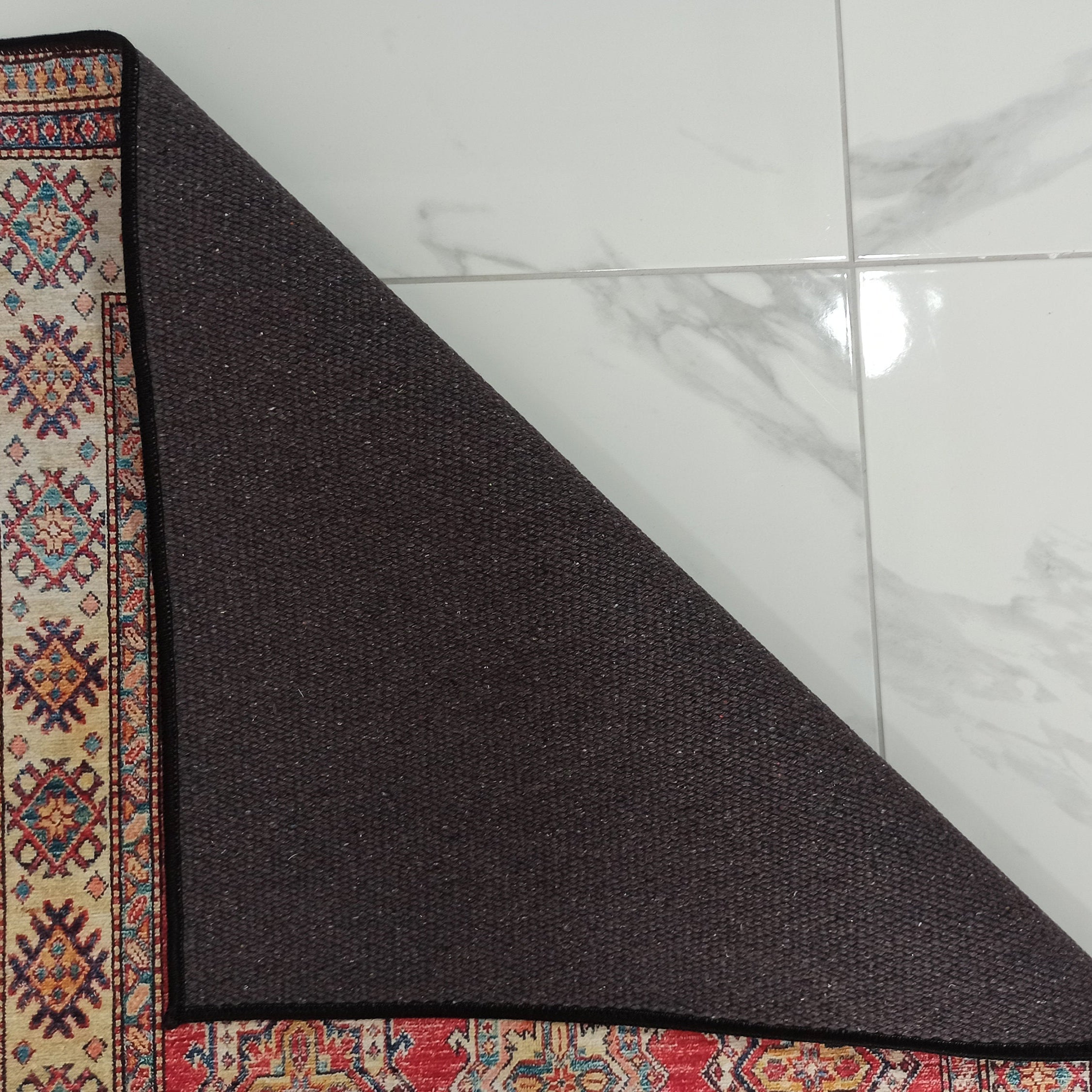 Ravia Runner Turkish Kilim Red Beige Rug