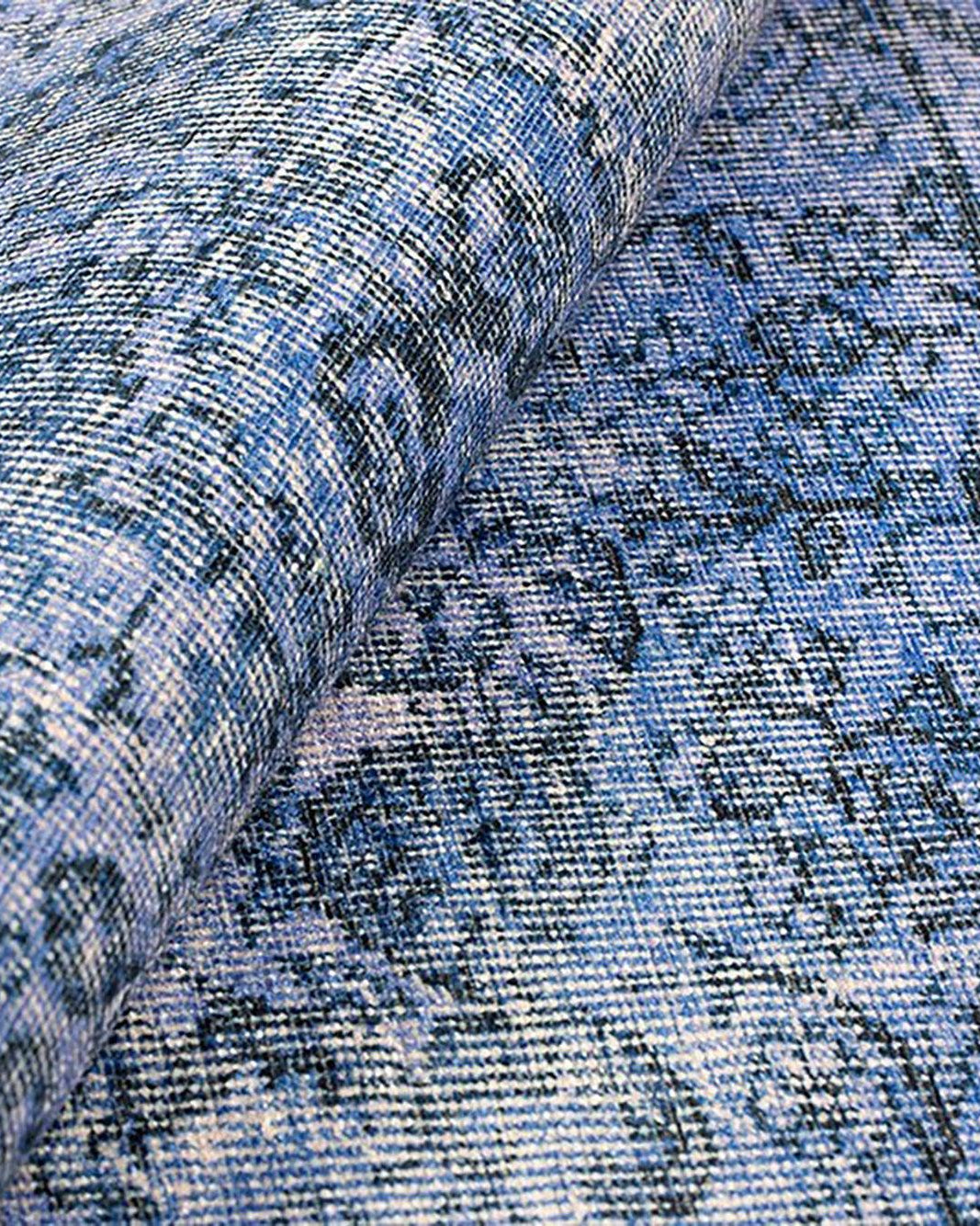 Raya Turkish Vintage Distressed Blue Rug