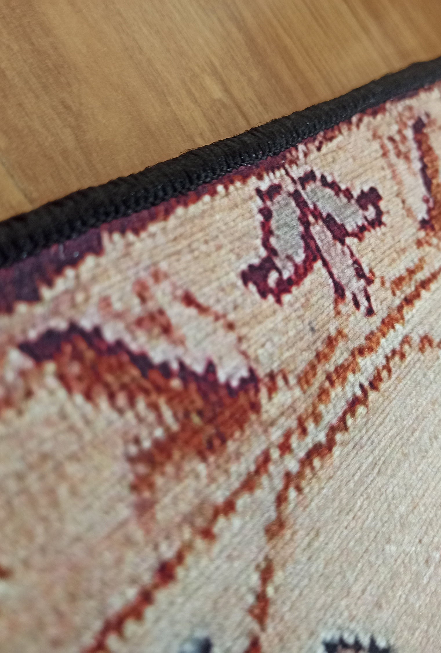 Rayla Turkish Rug Burgundy Red Beige Oriental Rug