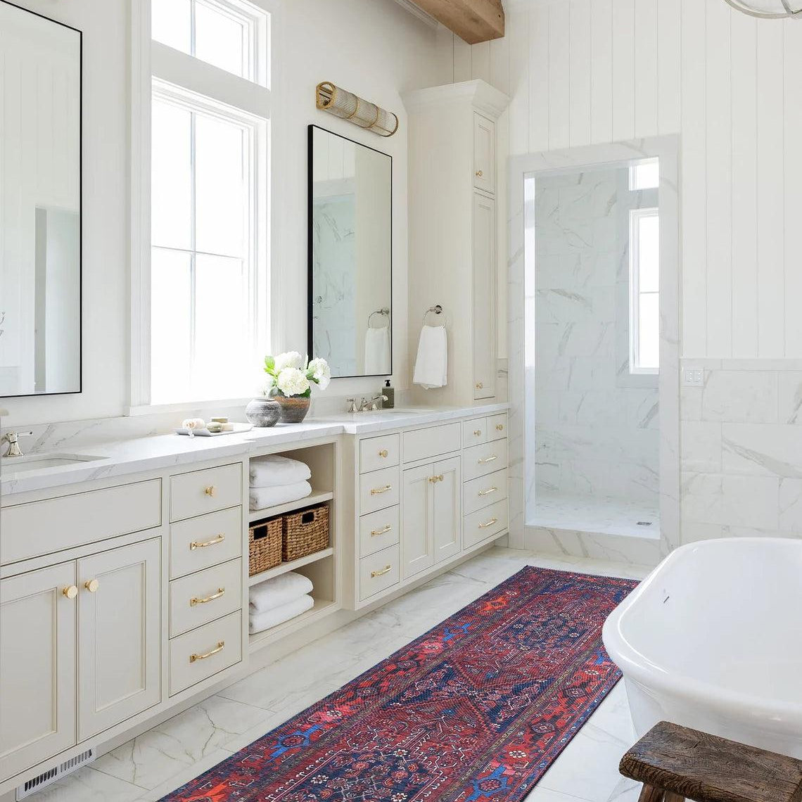 Reda Rug Turkish Navy Blue Rug