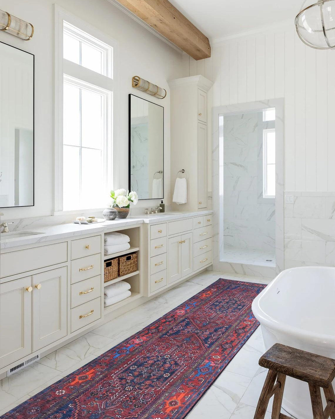 Reda Rug Turkish Navy Blue Rug