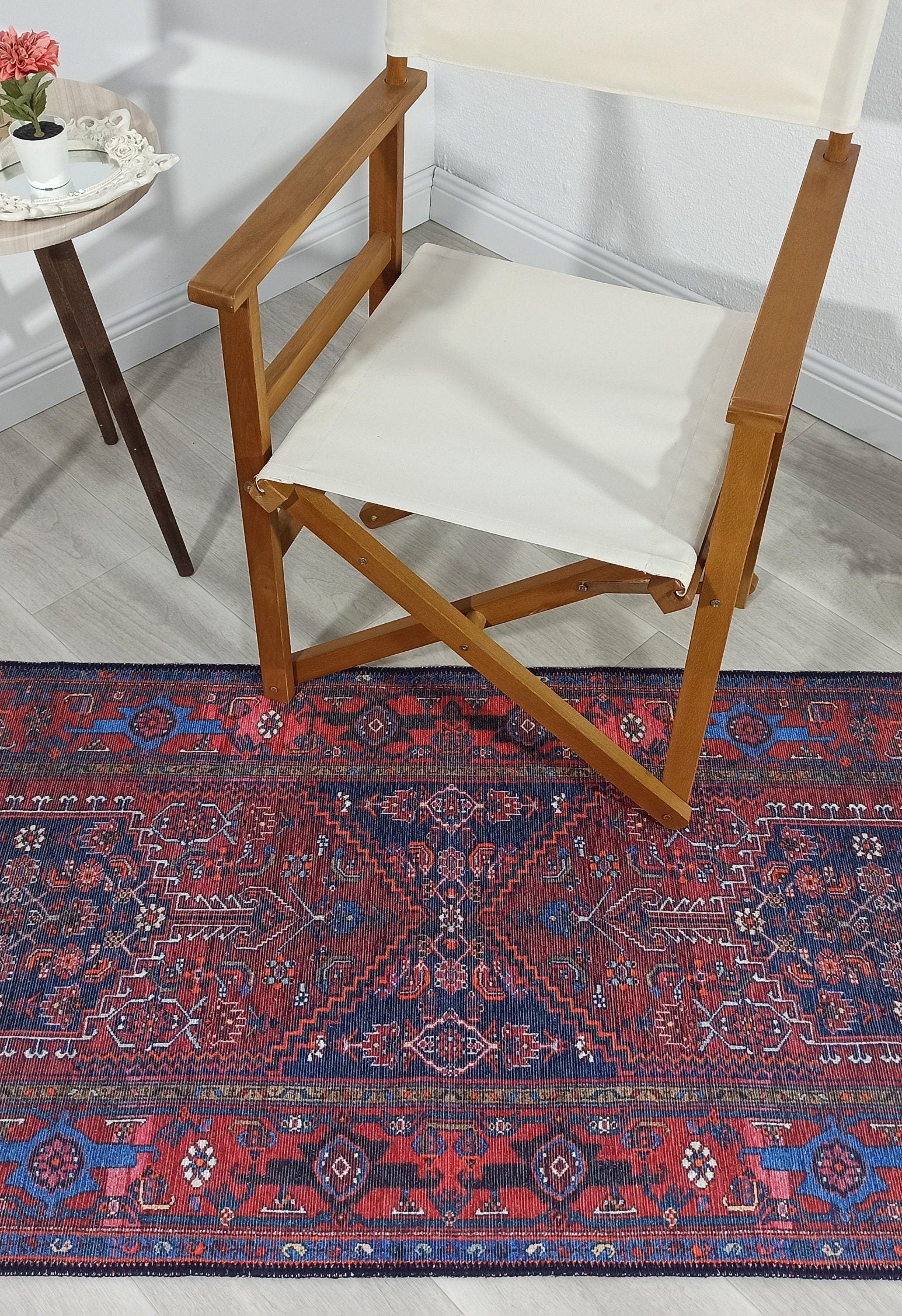 Reda Rug Turkish Navy Blue Rug