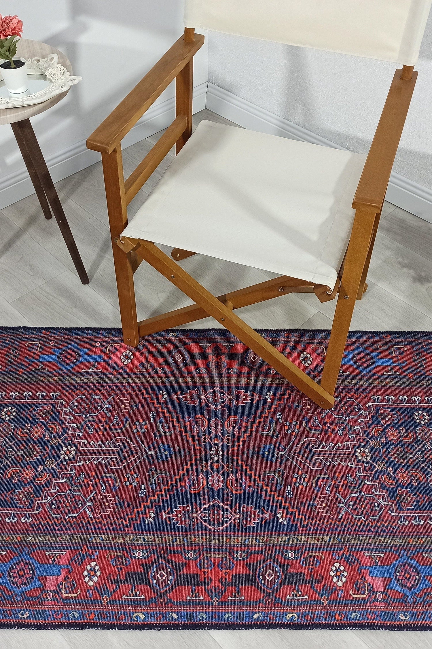 Reda Rug Turkish Navy Blue Rug