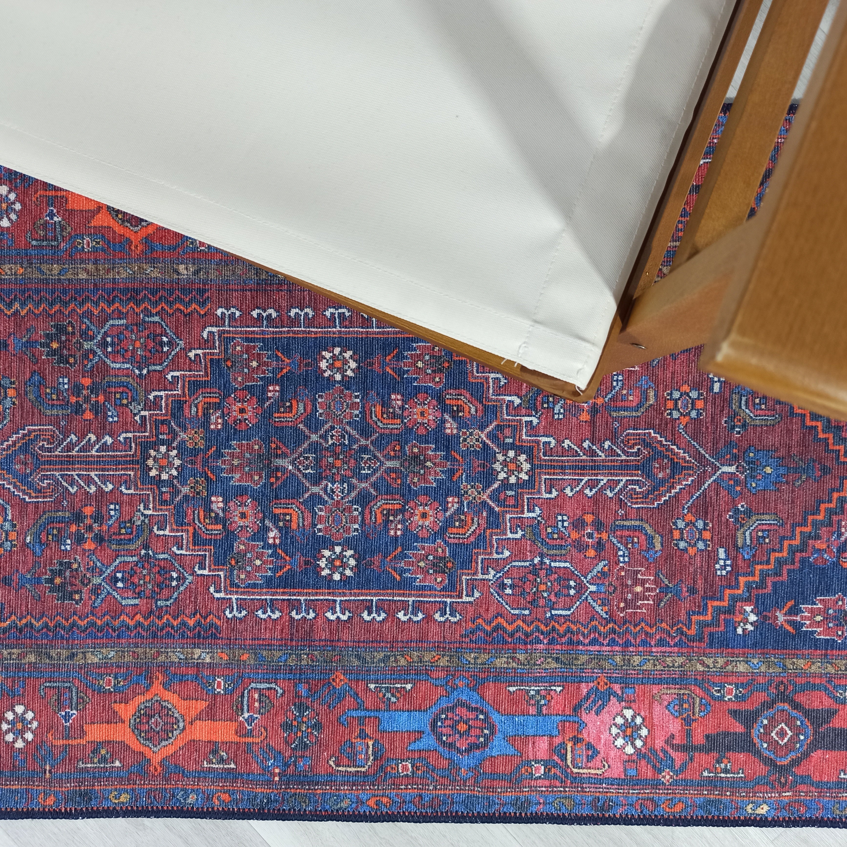 Reda Rug Turkish Navy Blue Rug