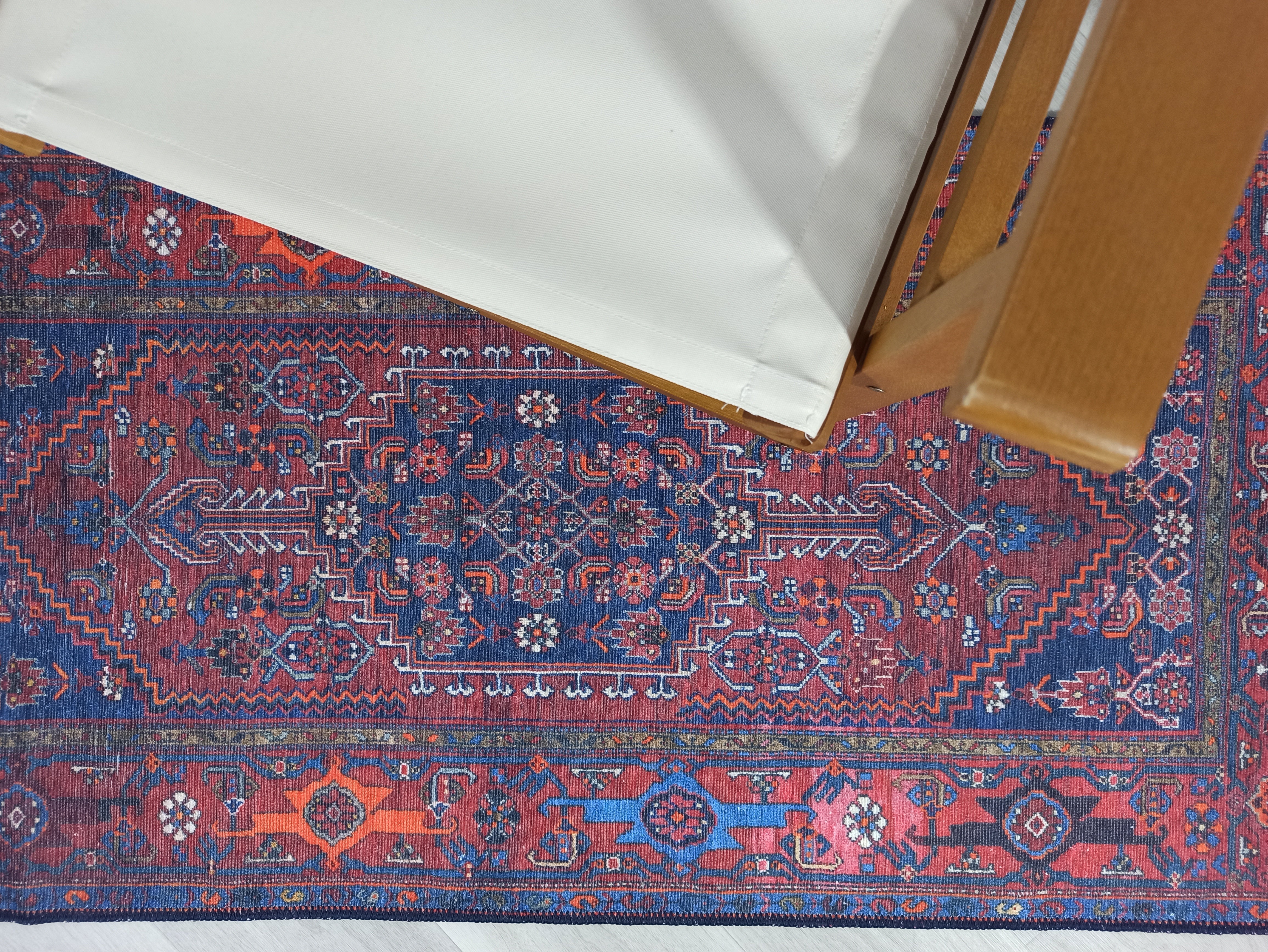 Reda Rug Turkish Navy Blue Rug