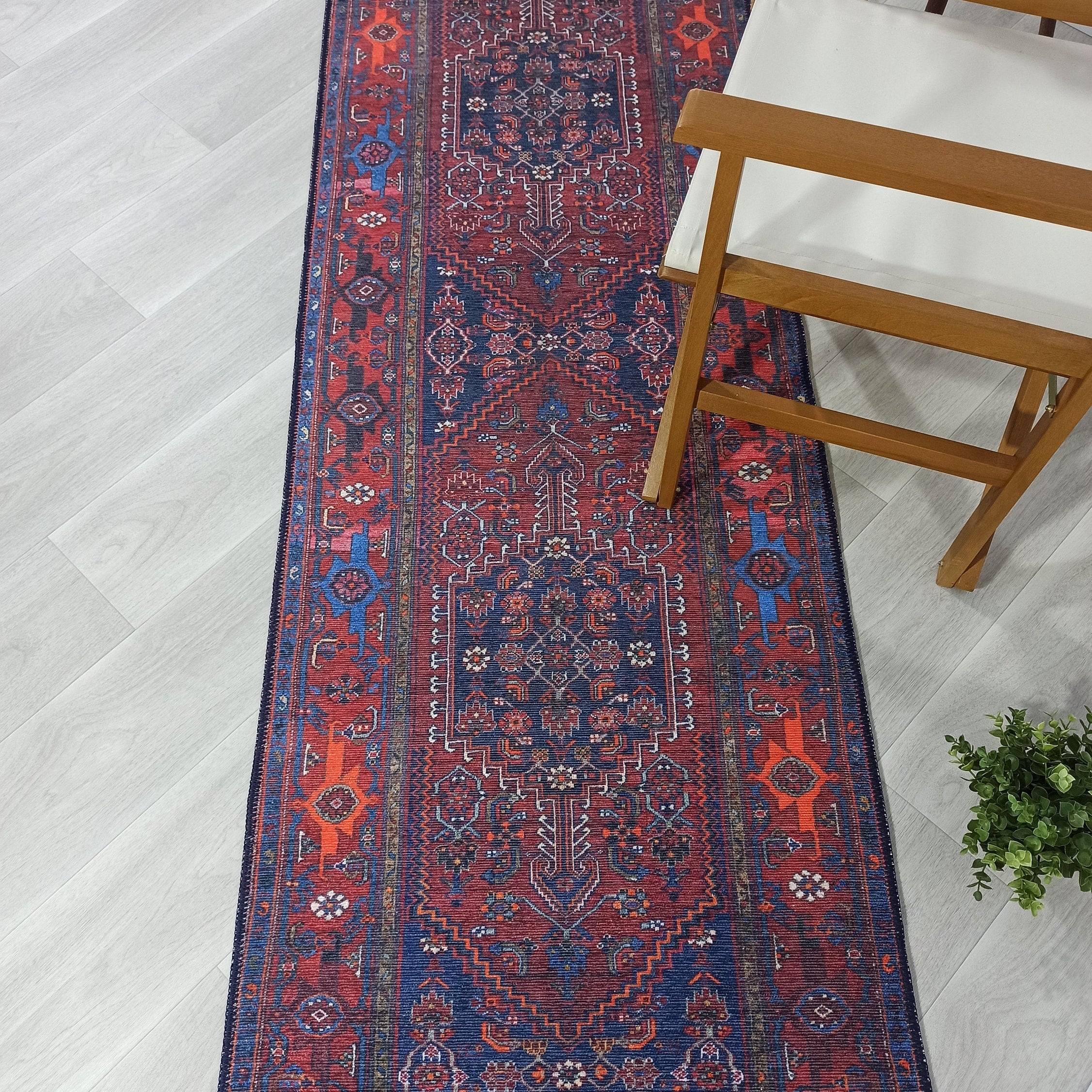 Reda Rug Turkish Navy Blue Rug