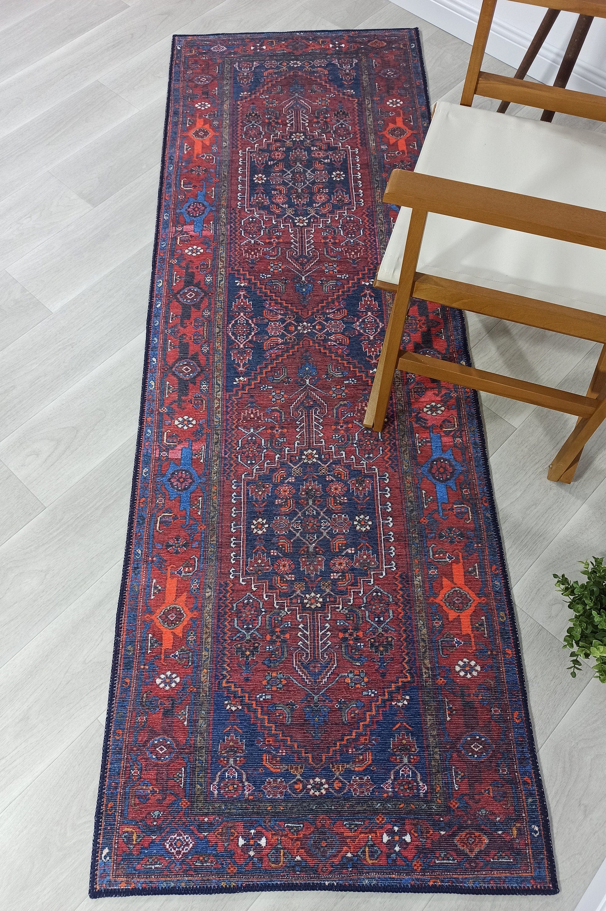 Reda Rug Turkish Navy Blue Rug
