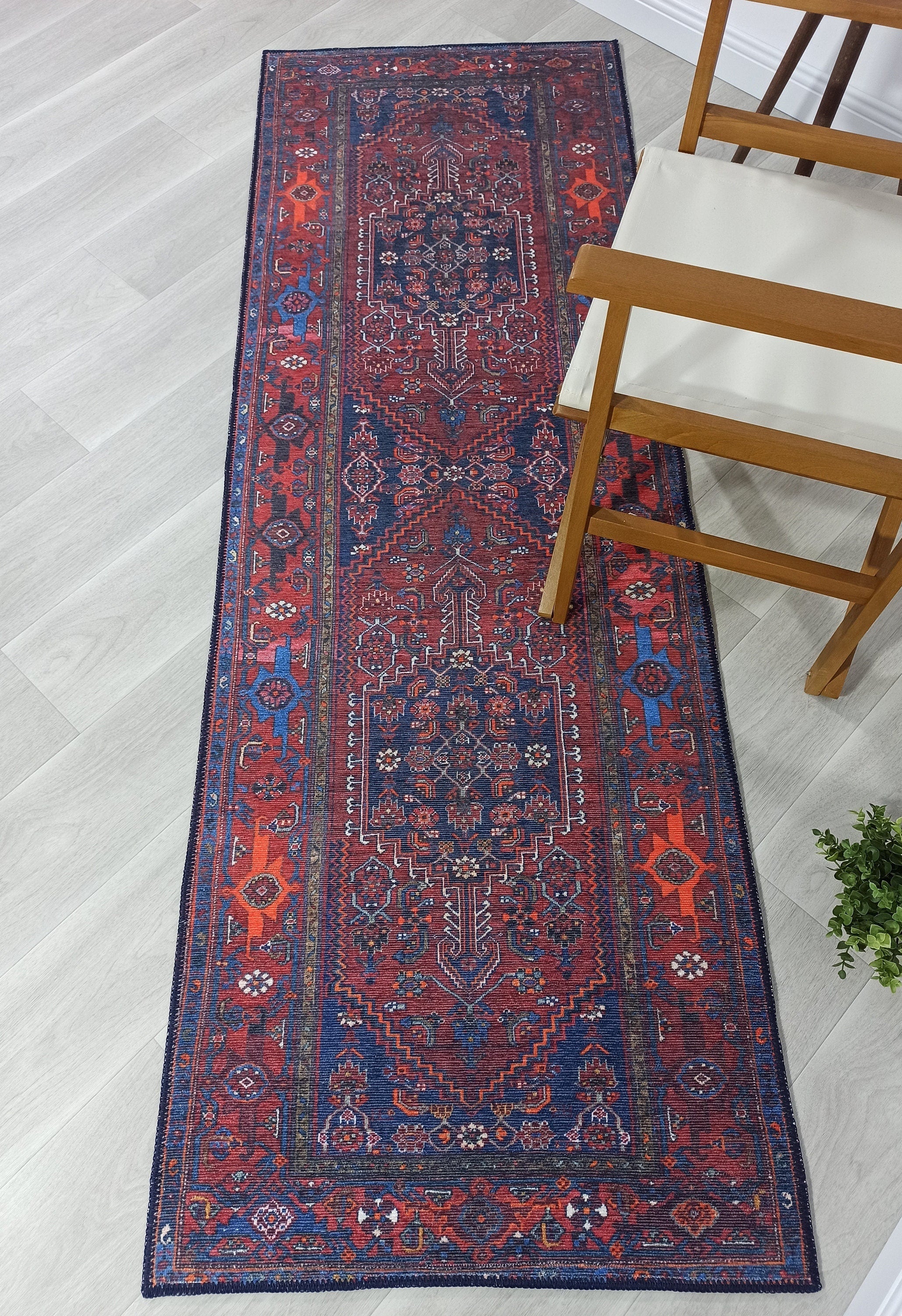 Reda Rug Turkish Navy Blue Rug