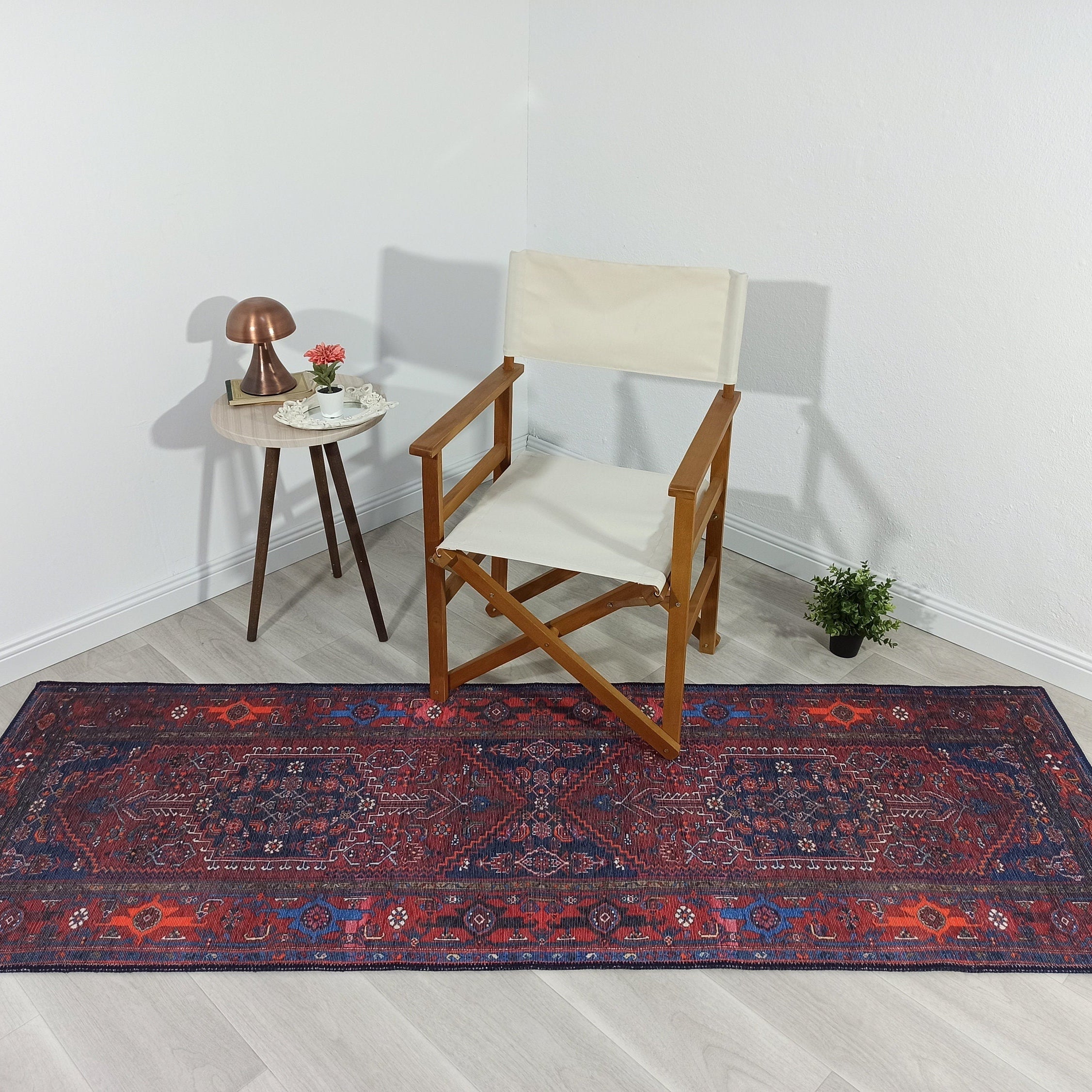 Reda Rug Turkish Navy Blue Rug