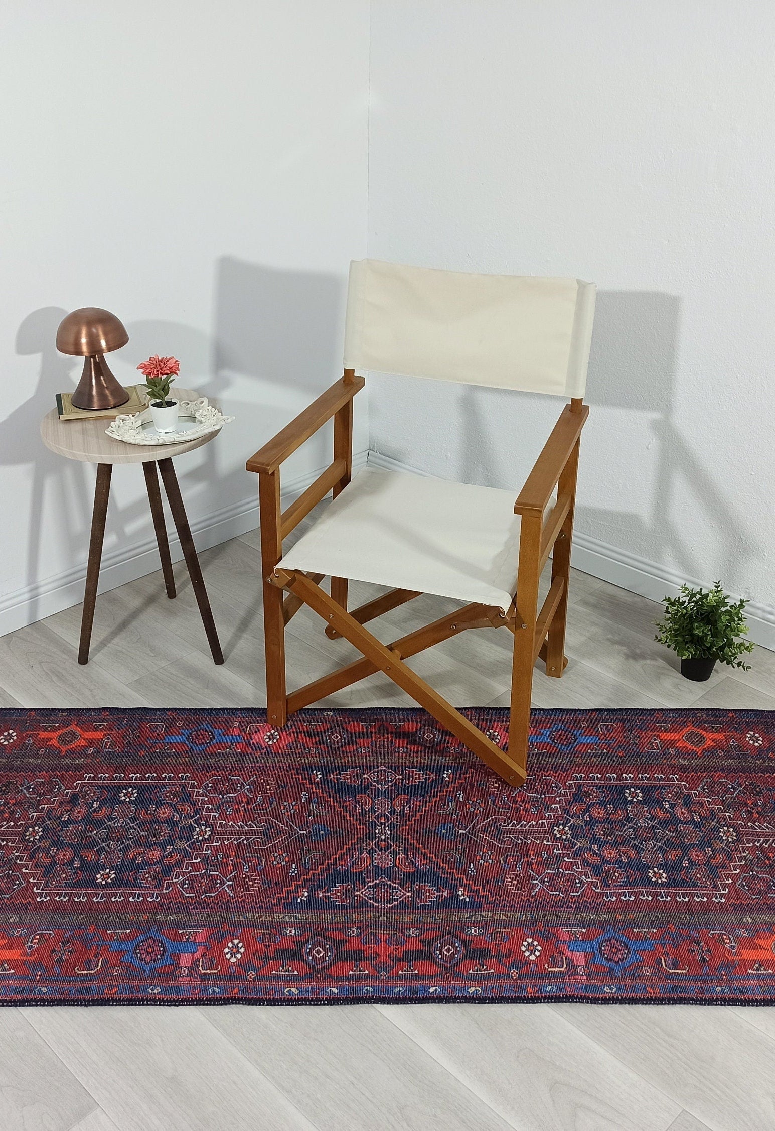 Reda Rug Turkish Navy Blue Rug