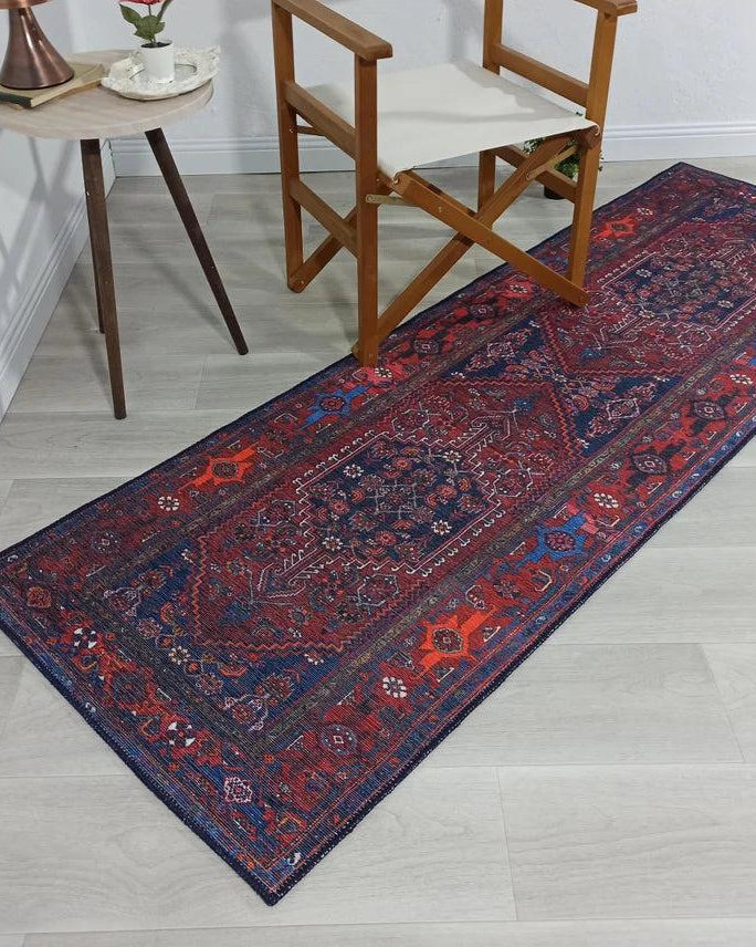 Reda Rug Turkish Navy Blue Rug