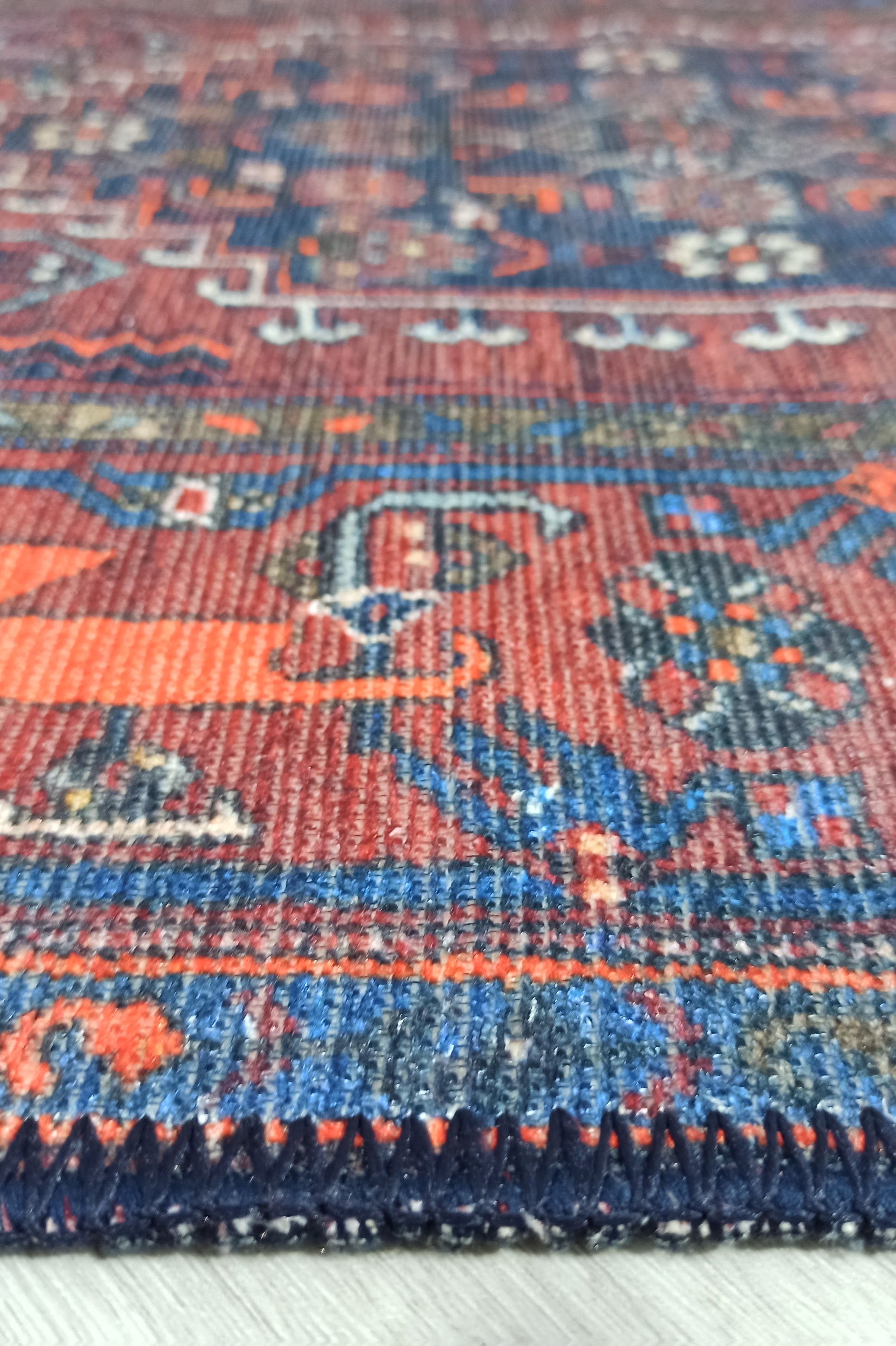 Reda Rug Turkish Navy Blue Rug