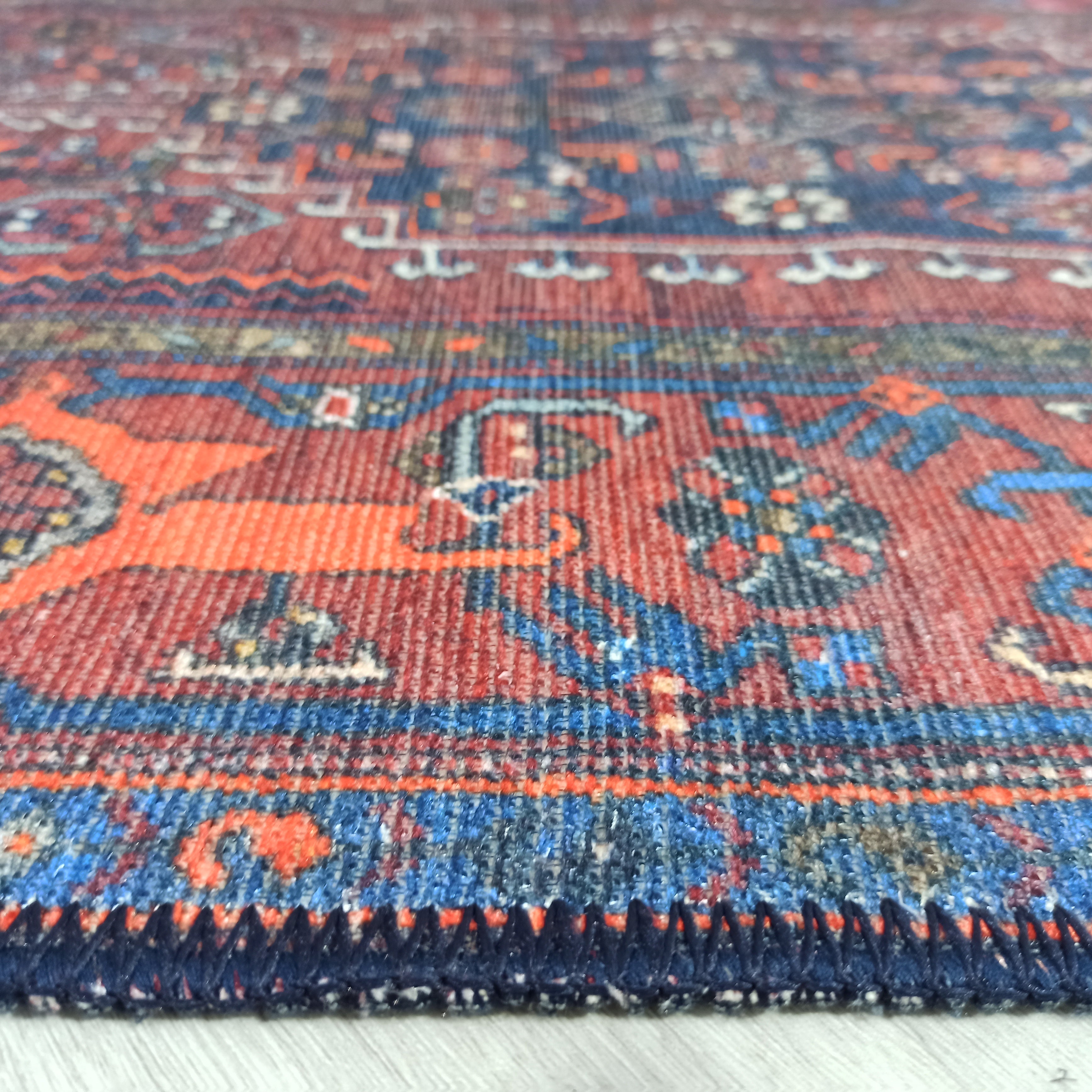 Reda Rug Turkish Navy Blue Rug
