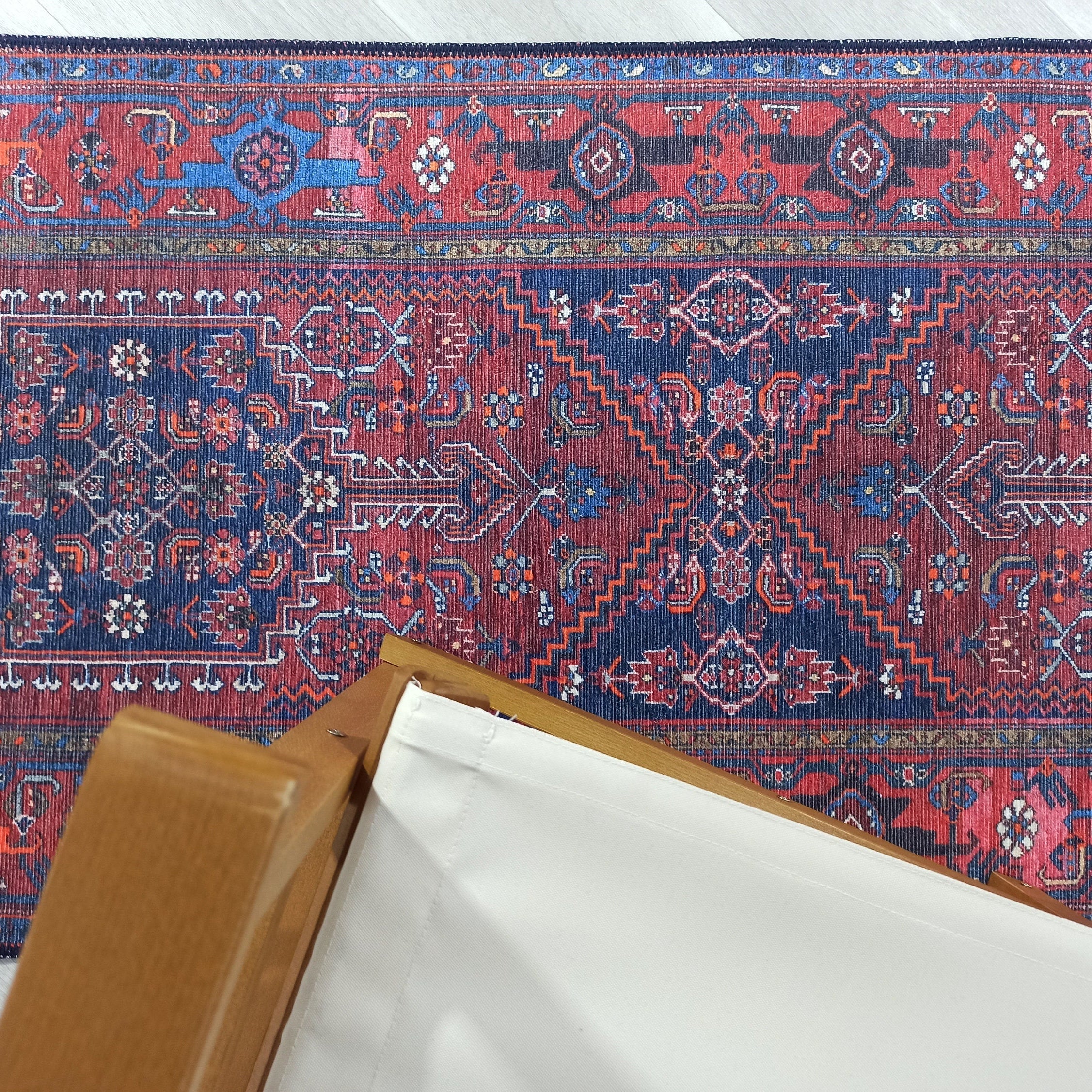 Reda Rug Turkish Navy Blue Rug
