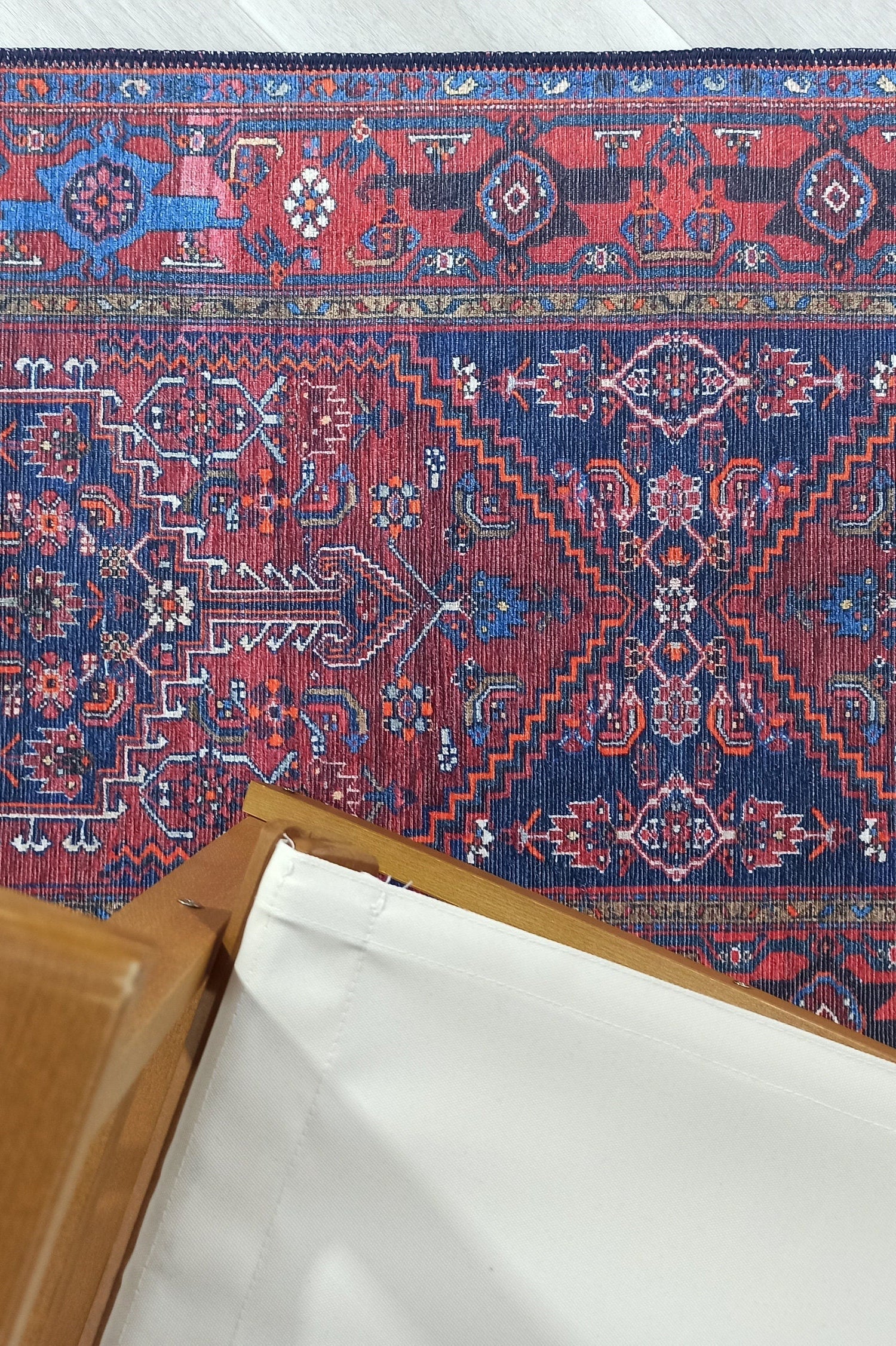 Reda Rug Turkish Navy Blue Rug