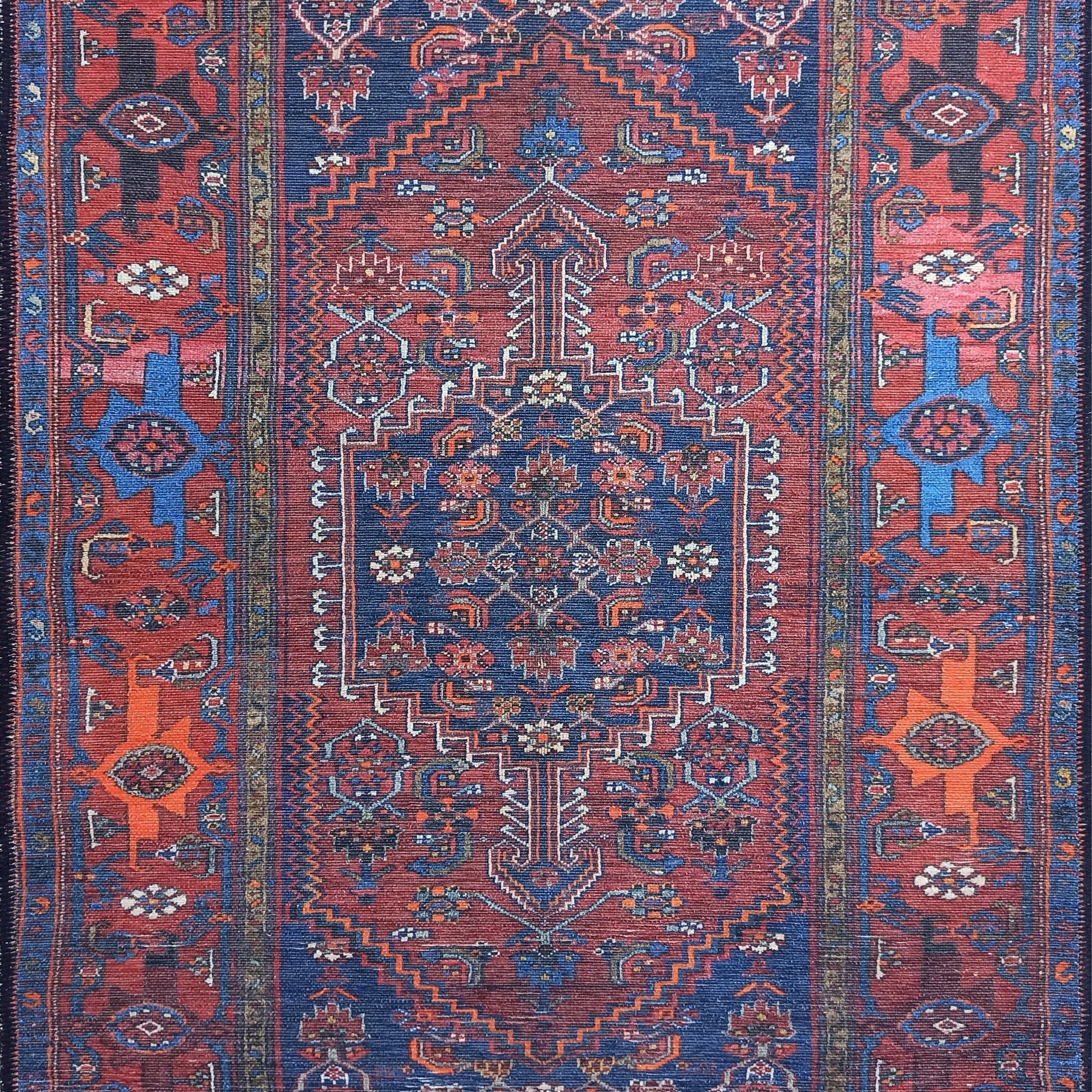 Reda Rug Turkish Navy Blue Rug