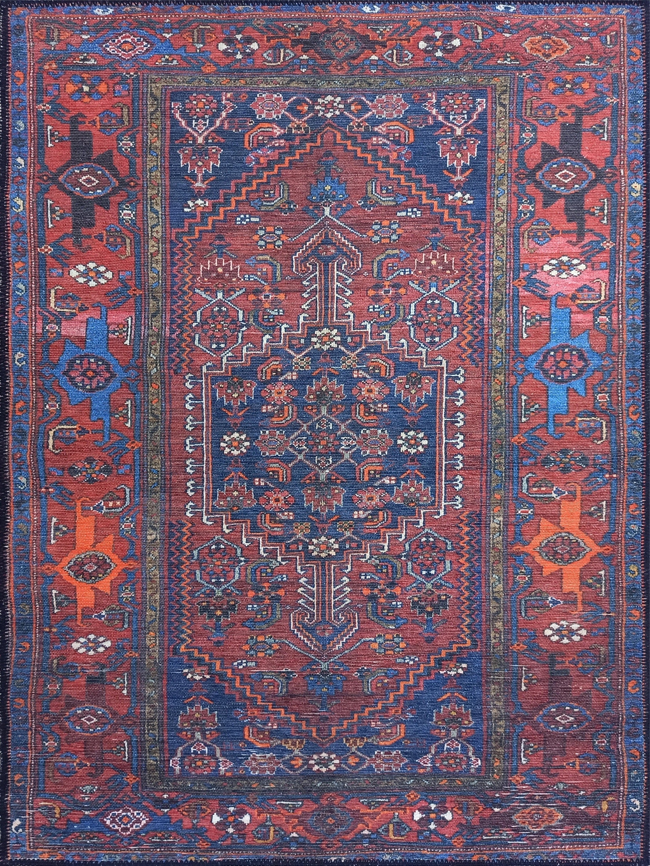 Reda Rug Turkish Navy Blue Rug