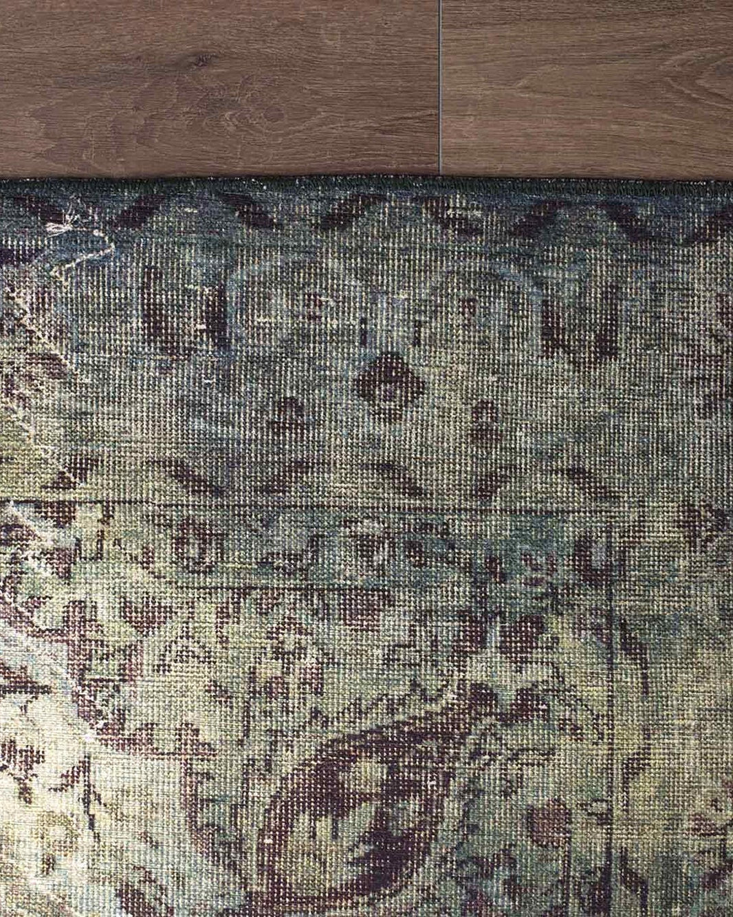 Rene Rug Oriental Persian Teal Green Rug