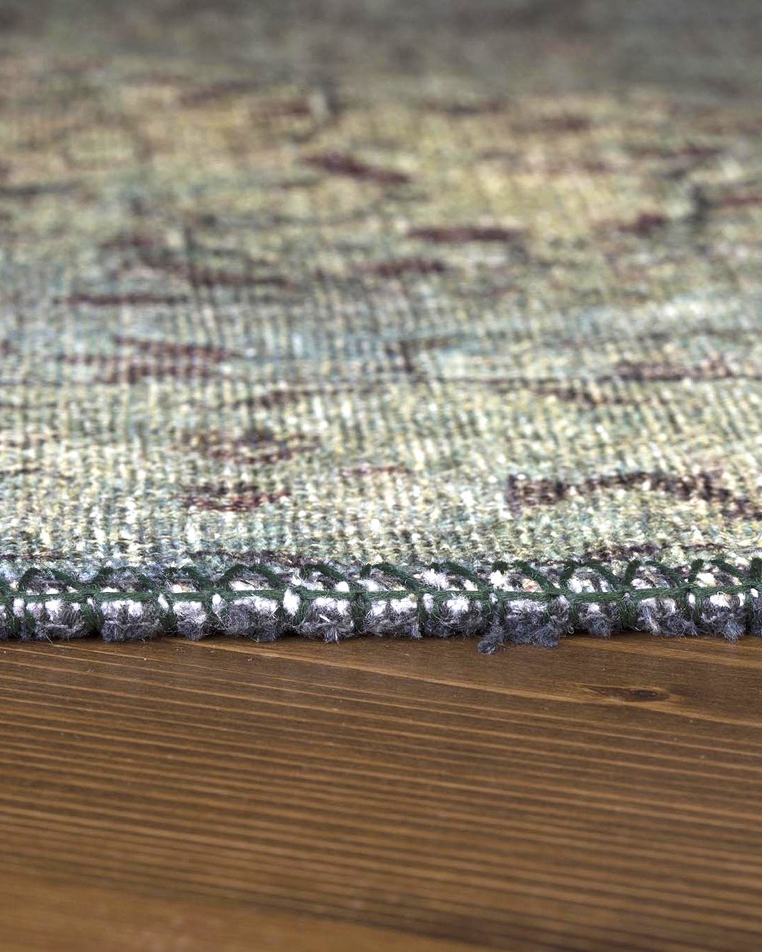Rene Rug Oriental Persian Teal Green Rug