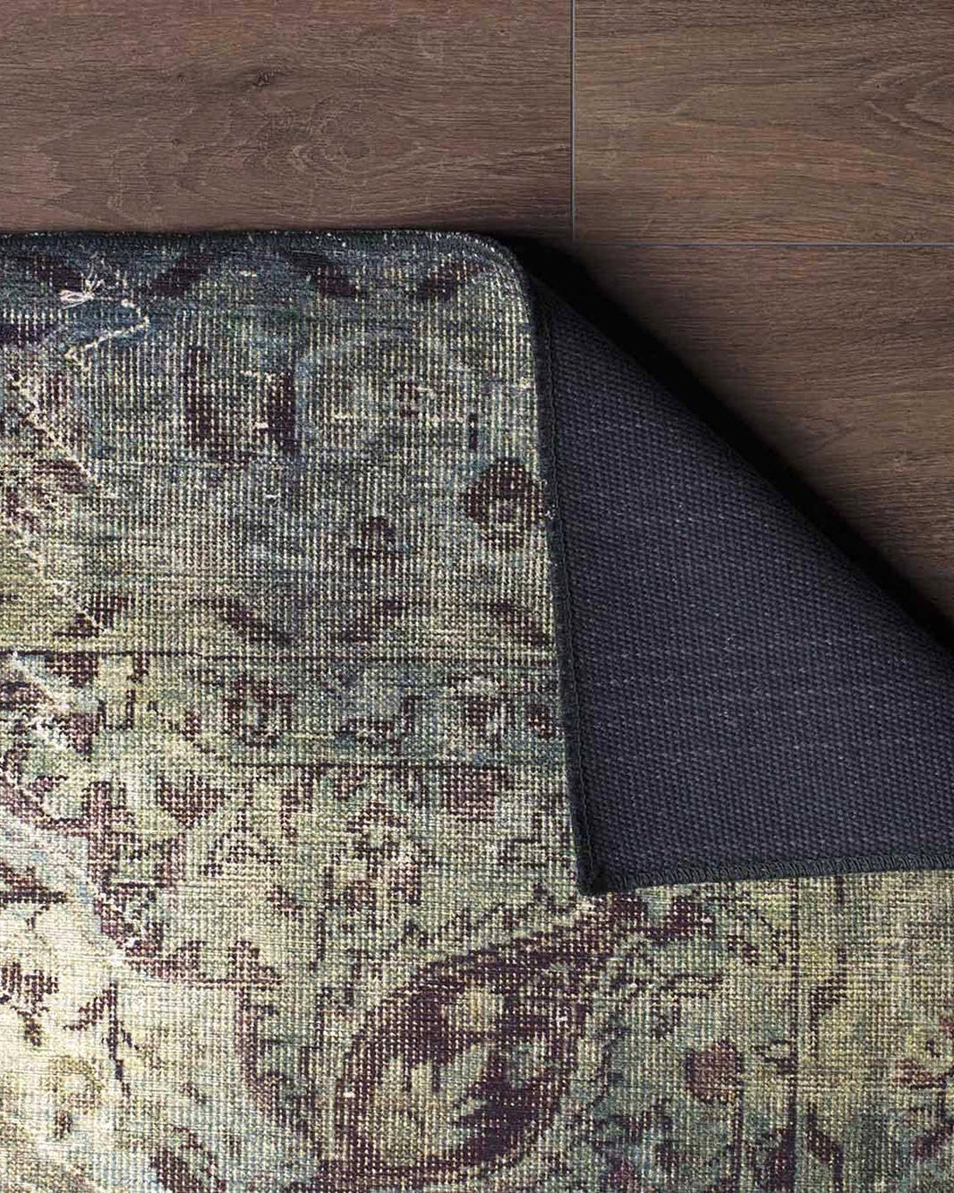 Rene Rug Oriental Persian Teal Green Rug