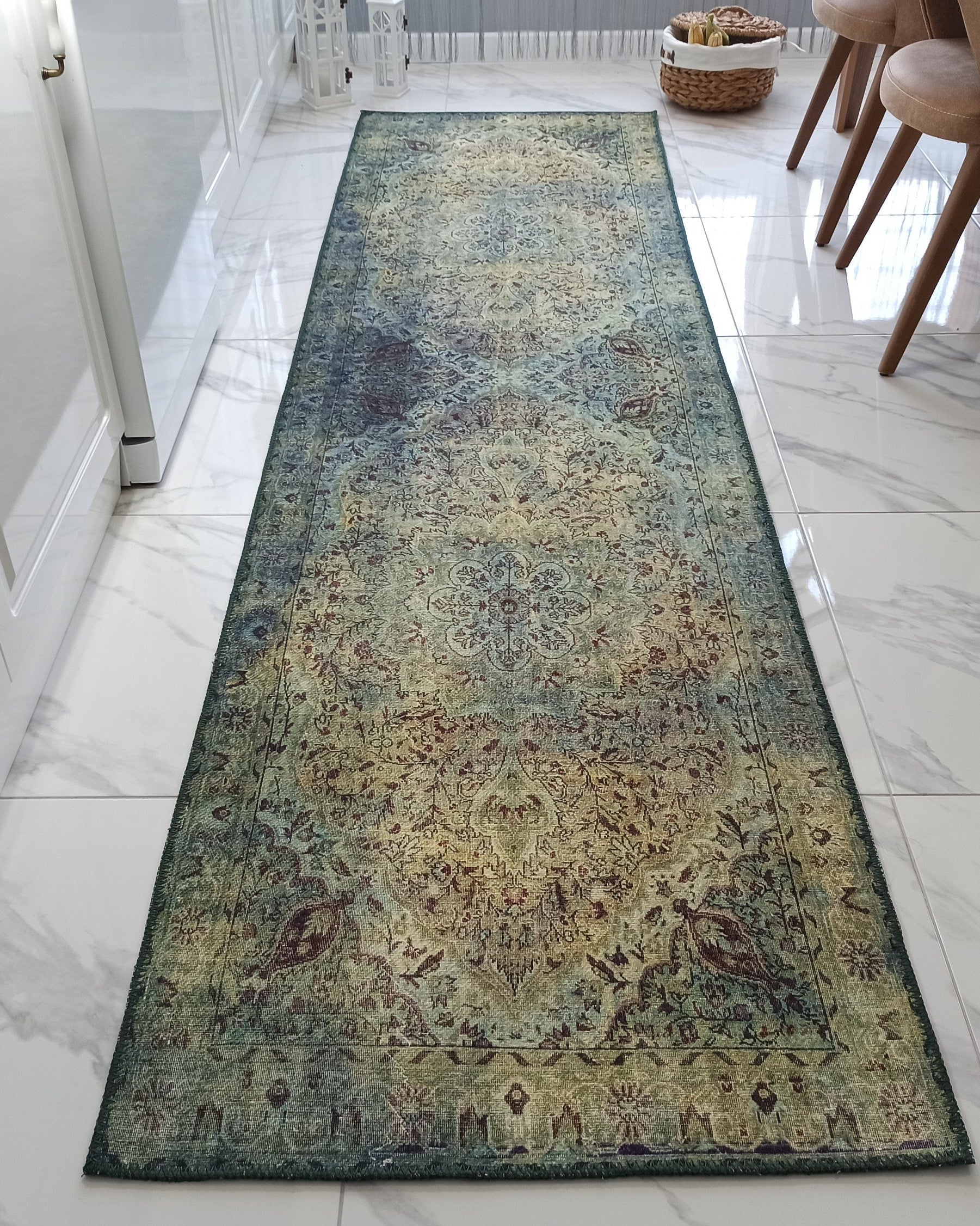 Rene Rug Oriental Persian Teal Green Rug