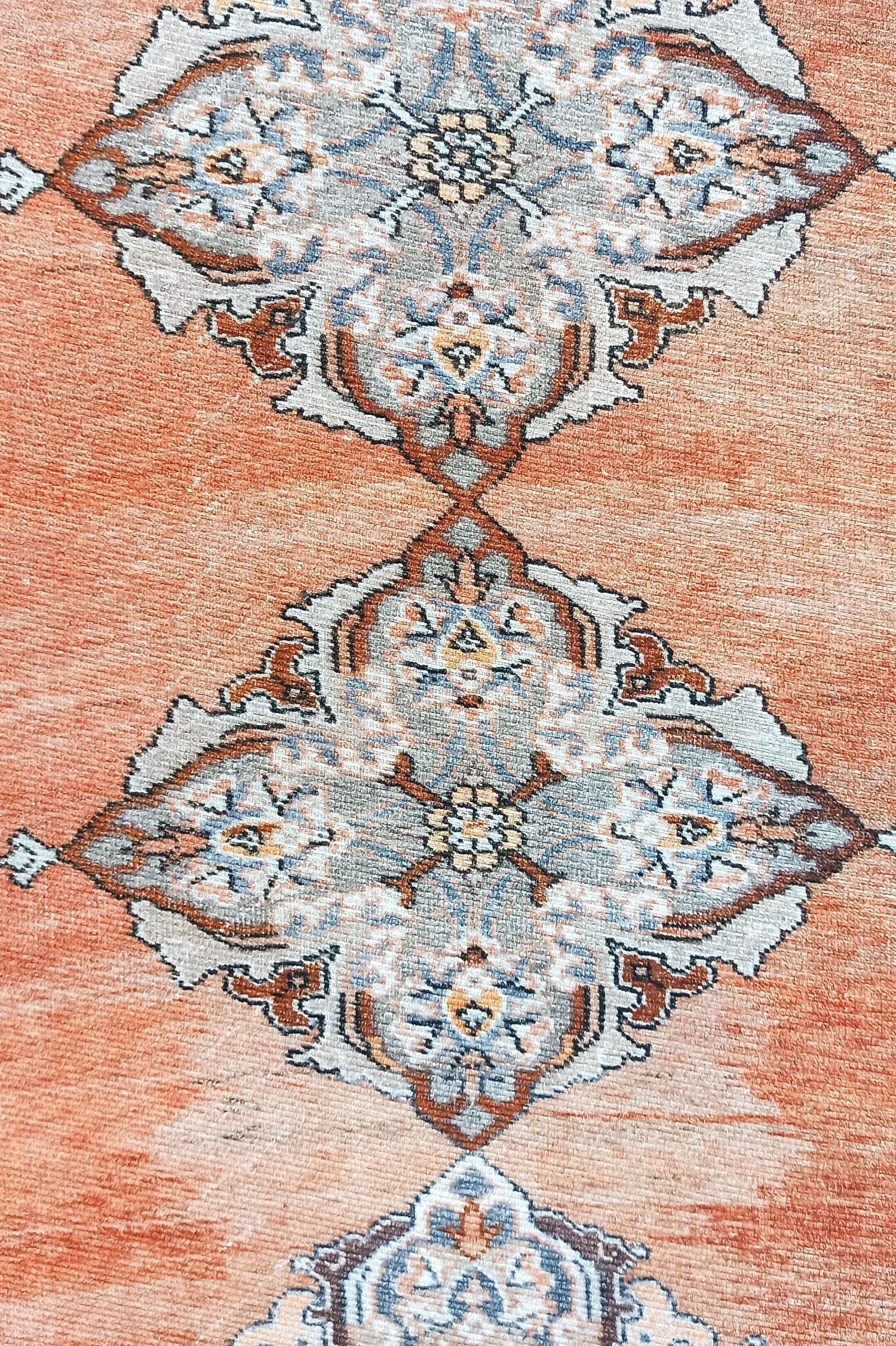 Rida-Runner Turkish Orange Vintage Runner Rug