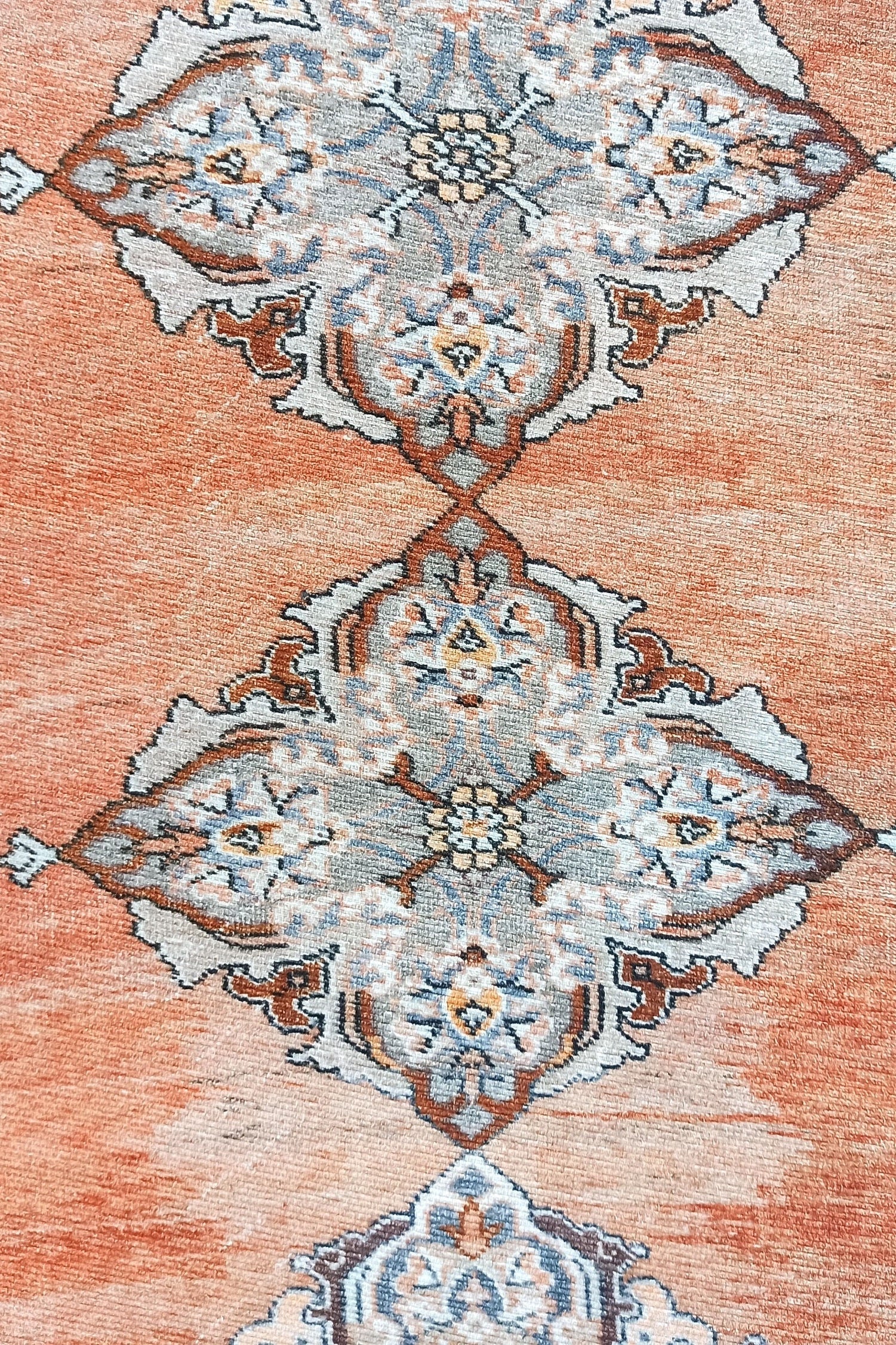 Rida-Runner Turkish Orange Vintage Runner Rug