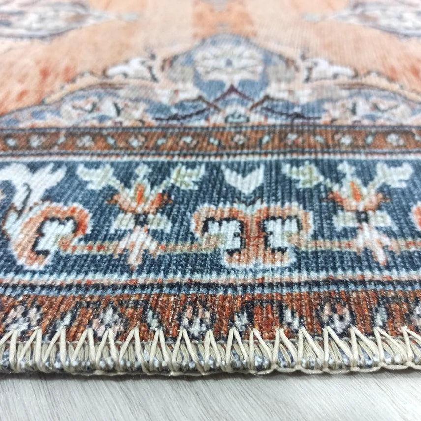 Rida-Runner Turkish Orange Vintage Runner Rug