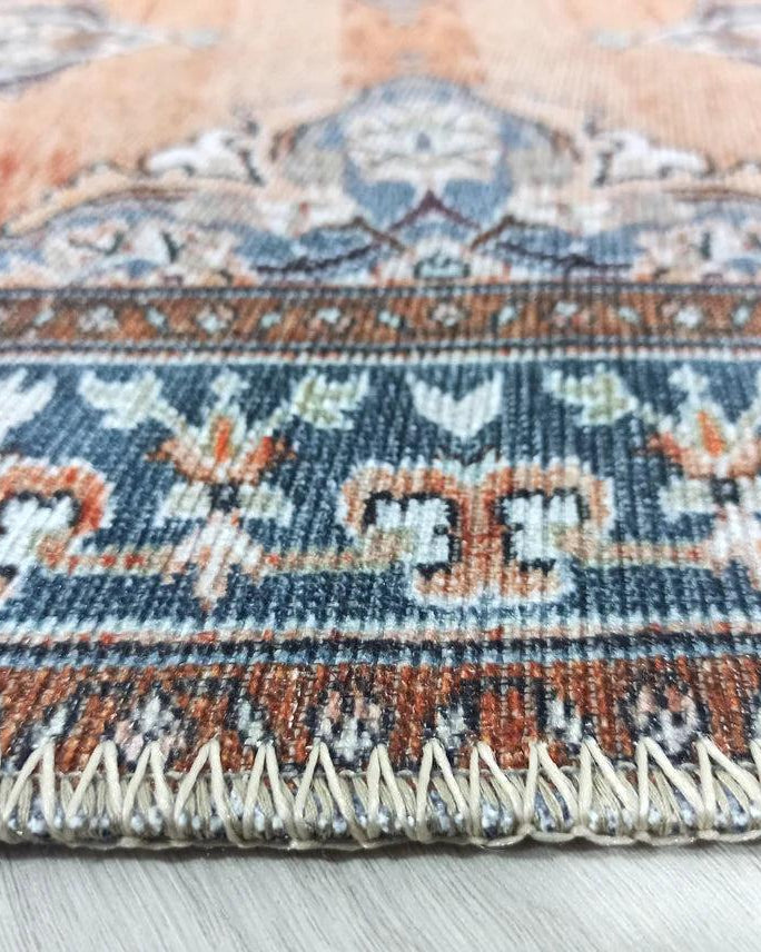 Rida-Runner Turkish Orange Vintage Runner Rug