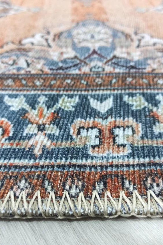 Rida-Runner Turkish Orange Vintage Runner Rug