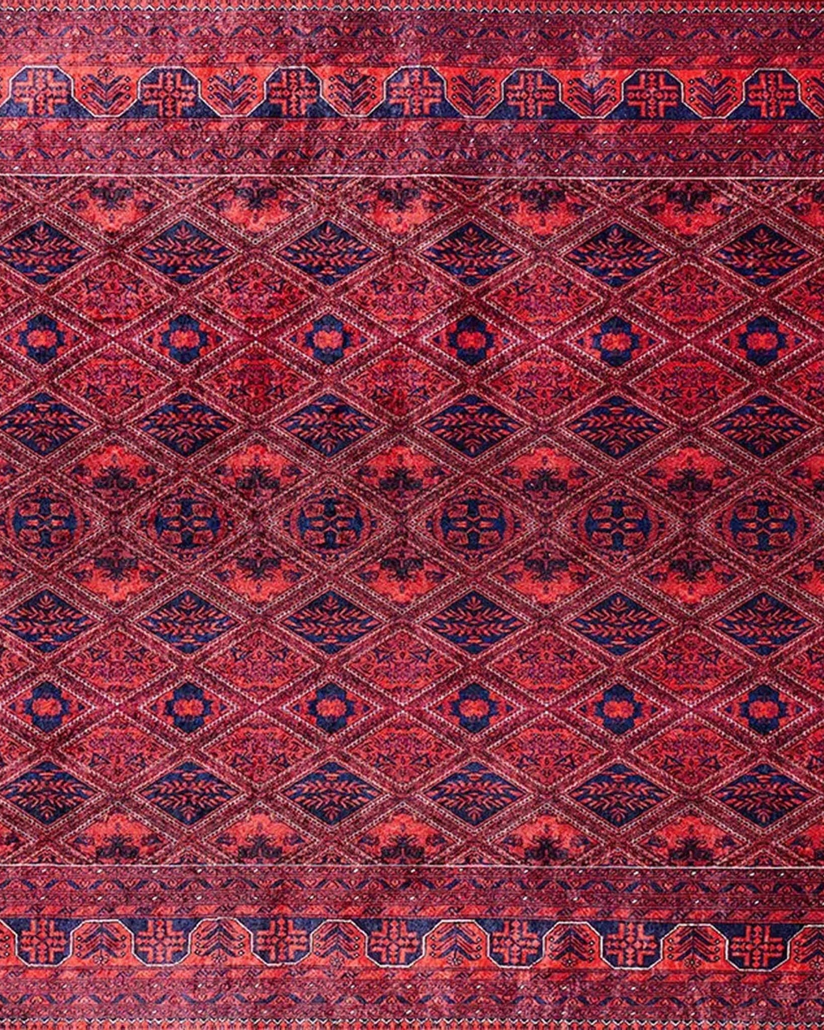 Rifa Burgundy Red Rug