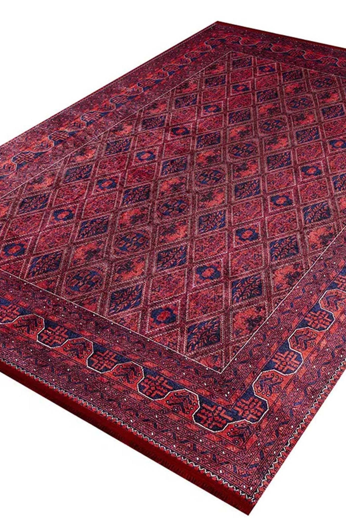 Rifa Burgundy Red Rug