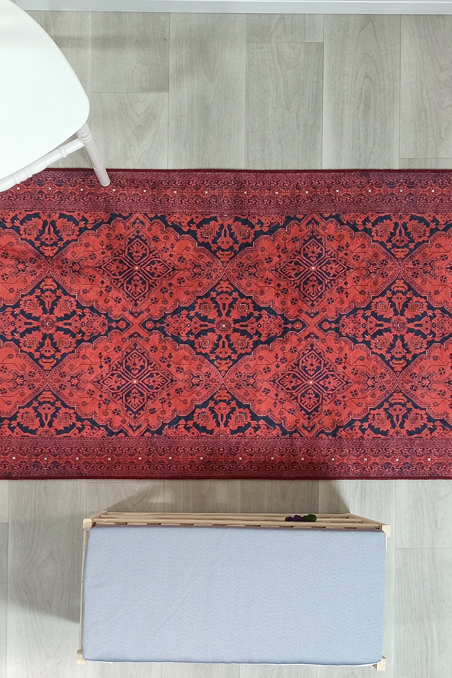 Rihab Red Afghan Oriental Rug
