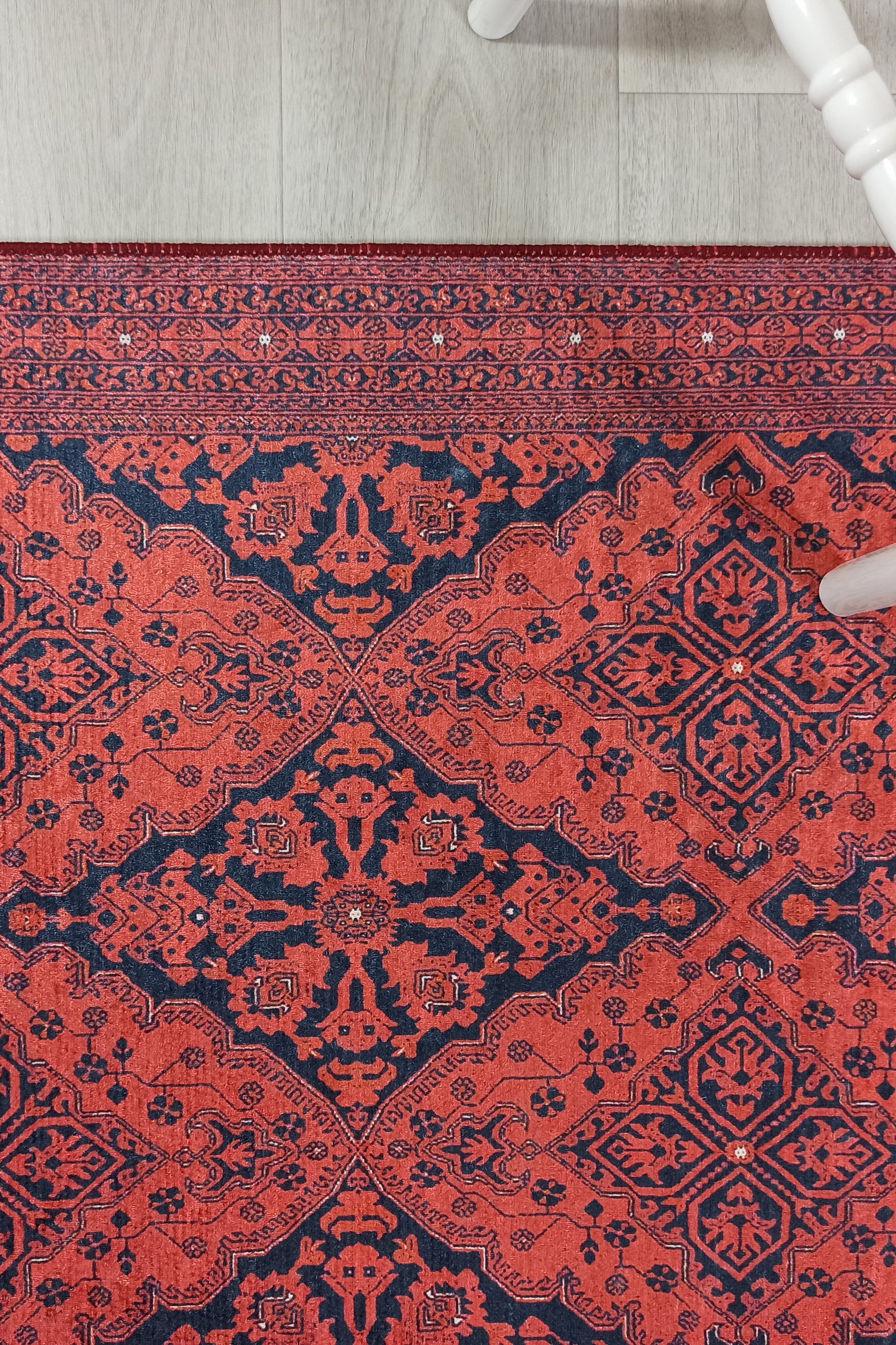 Rihab Red Afghan Oriental Rug